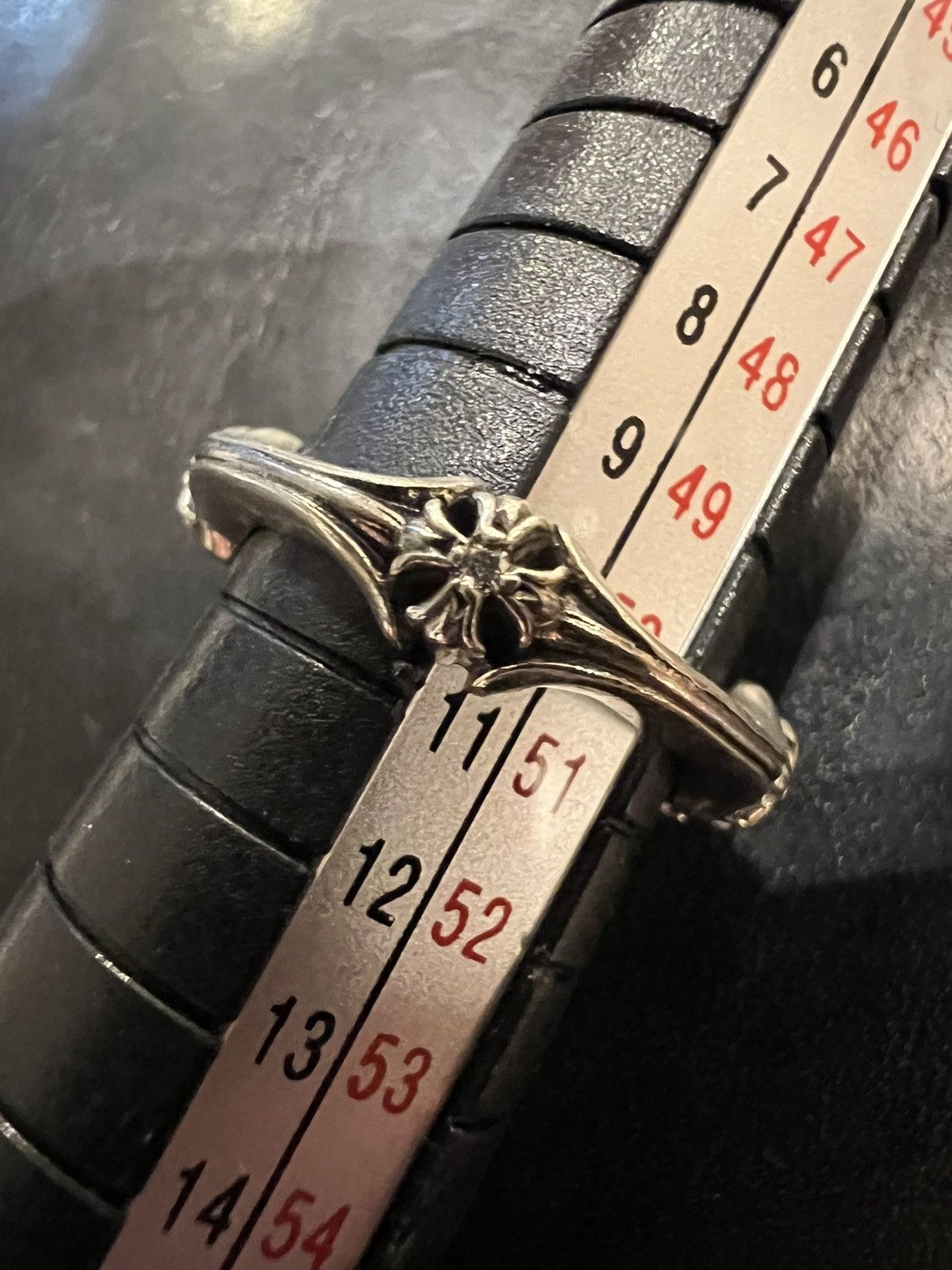 Chrome Hearts Chrome Hearts Diamond Bone Ring Silver Size ONE SIZE - 4 Thumbnail