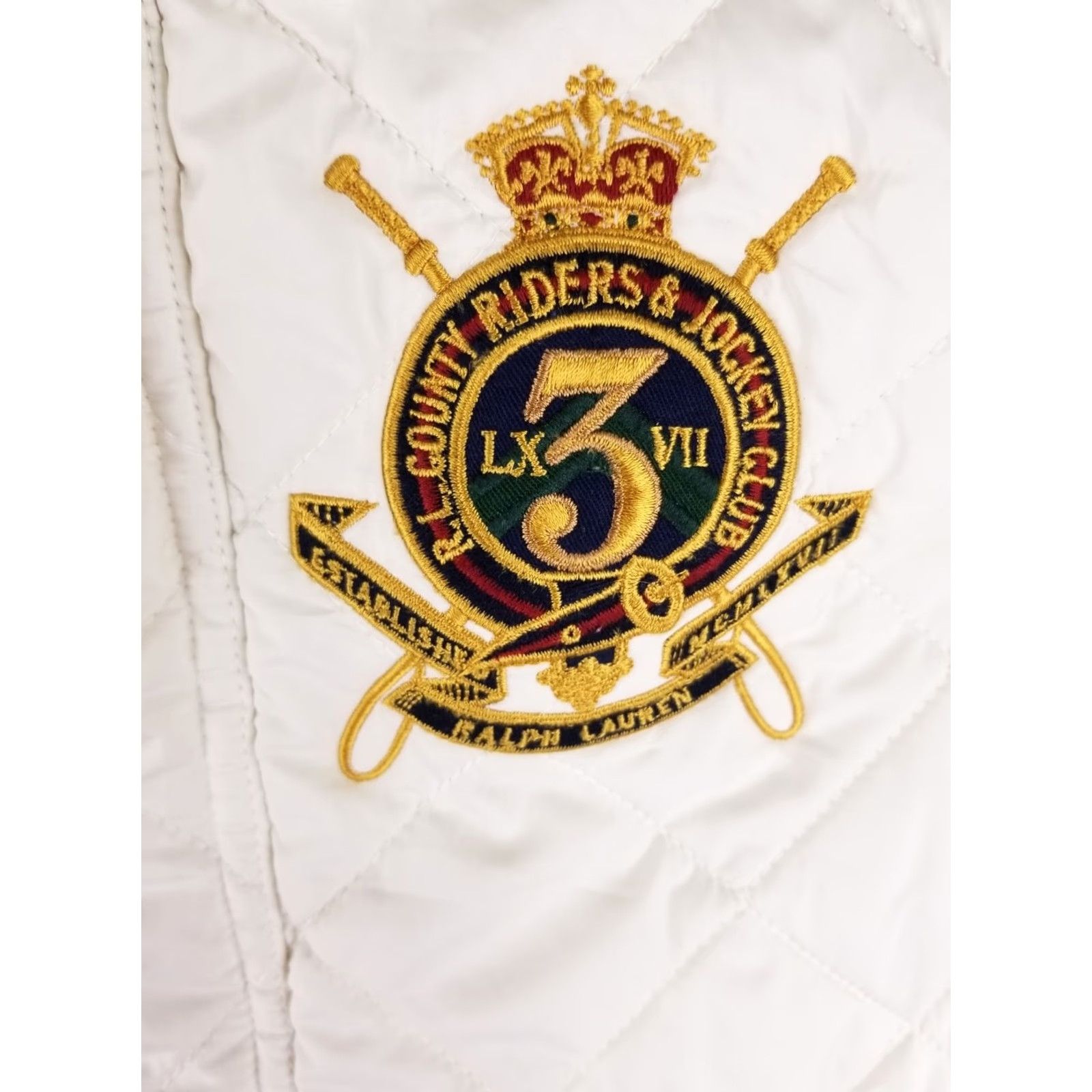 Polo Ralph Lauren VINTAGE Y2K RALPH LAUREN POLO SPORT WHITE QUILTED JACKET SZ WOMEN'S XS Size XS / US 0-2 / IT 36-38 - 2 Thumbnail
