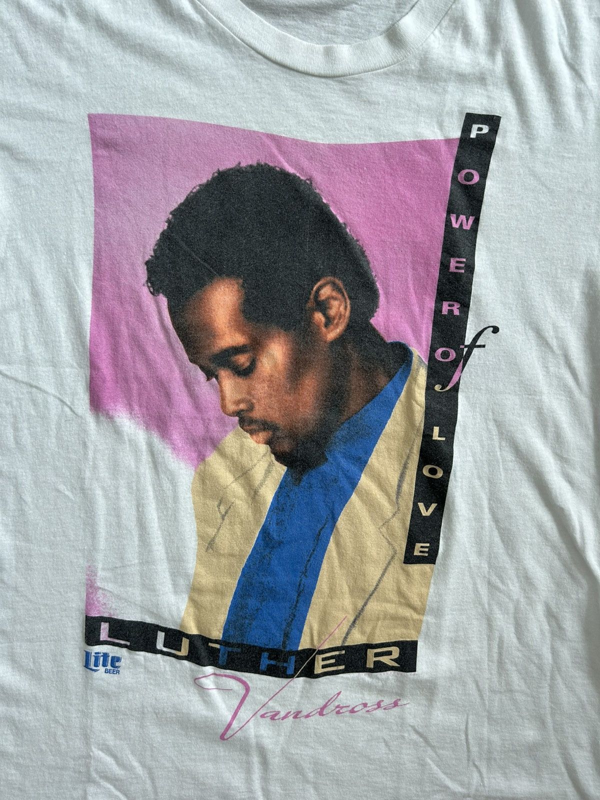 Vintage Luther Vandross Vintage T Shirt 90s Size US XL / EU 56 / 4 - 4 Thumbnail