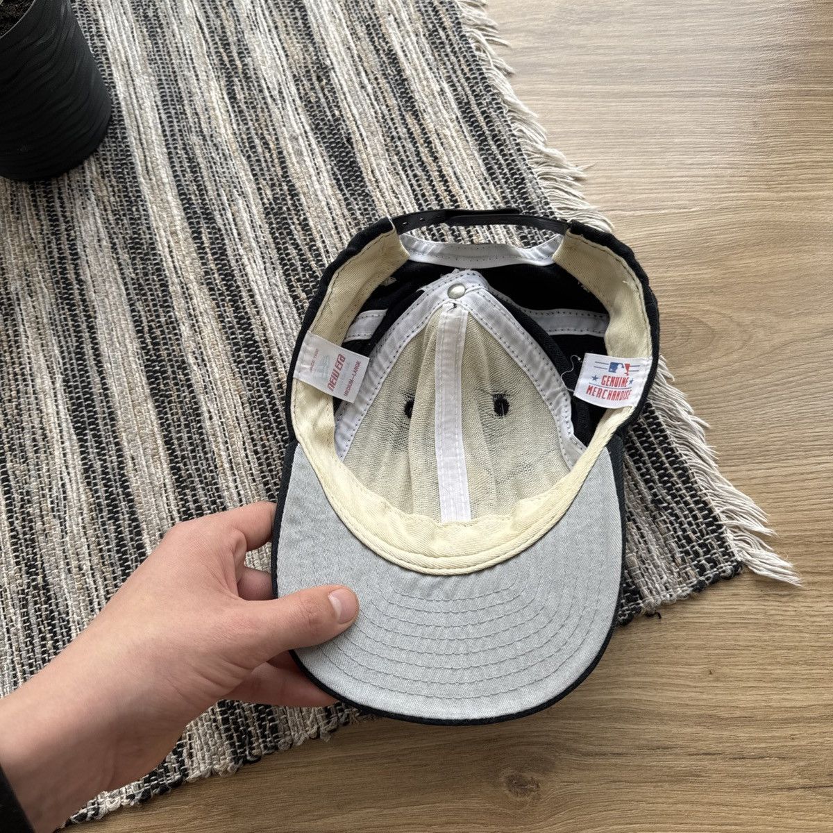 New Era Vintage Yankees 90s rare New Era made in USA Cap Size ONE SIZE - 7 Thumbnail