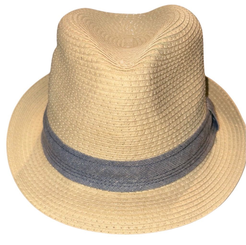 Daniel Cremieux Cremieux Straw Raffia Fedora NEW Size ONE SIZE - 1 Thumbnail