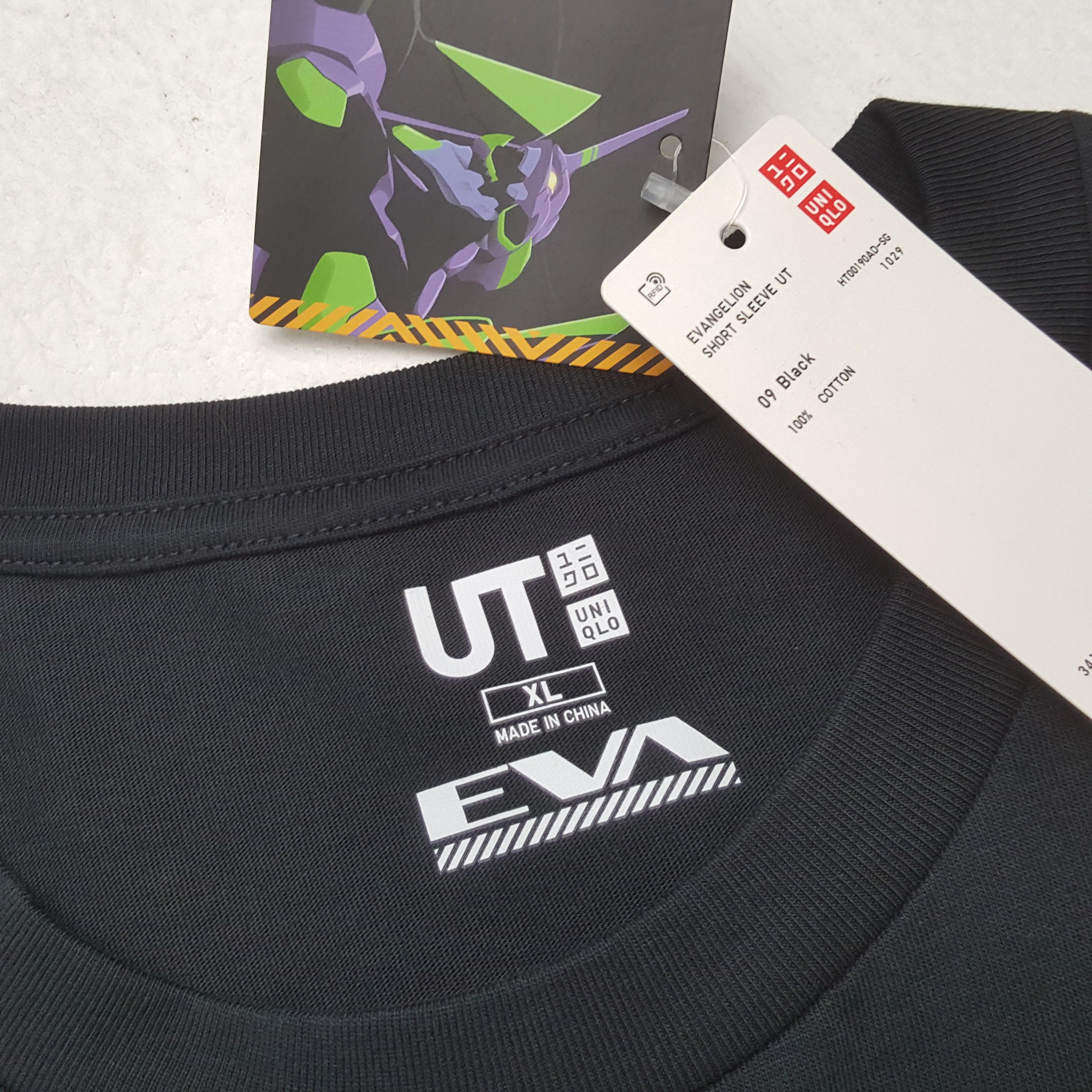 Anime Vintage Neon Genesis Evangelion Japan Animated T-shirt RR2 Size US XL / EU 56 / 4 - 4 Thumbnail