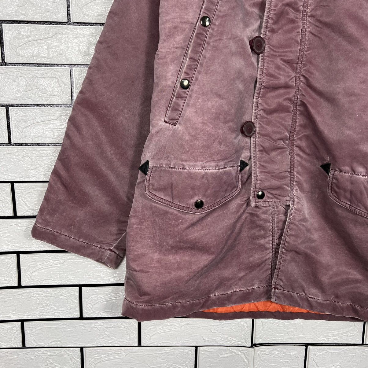 Vintage PARACHUTING Maroon Parka Fullzip Hooded Jacket #3963-C180 Size US L / EU 52-54 / 3 - 5 Thumbnail