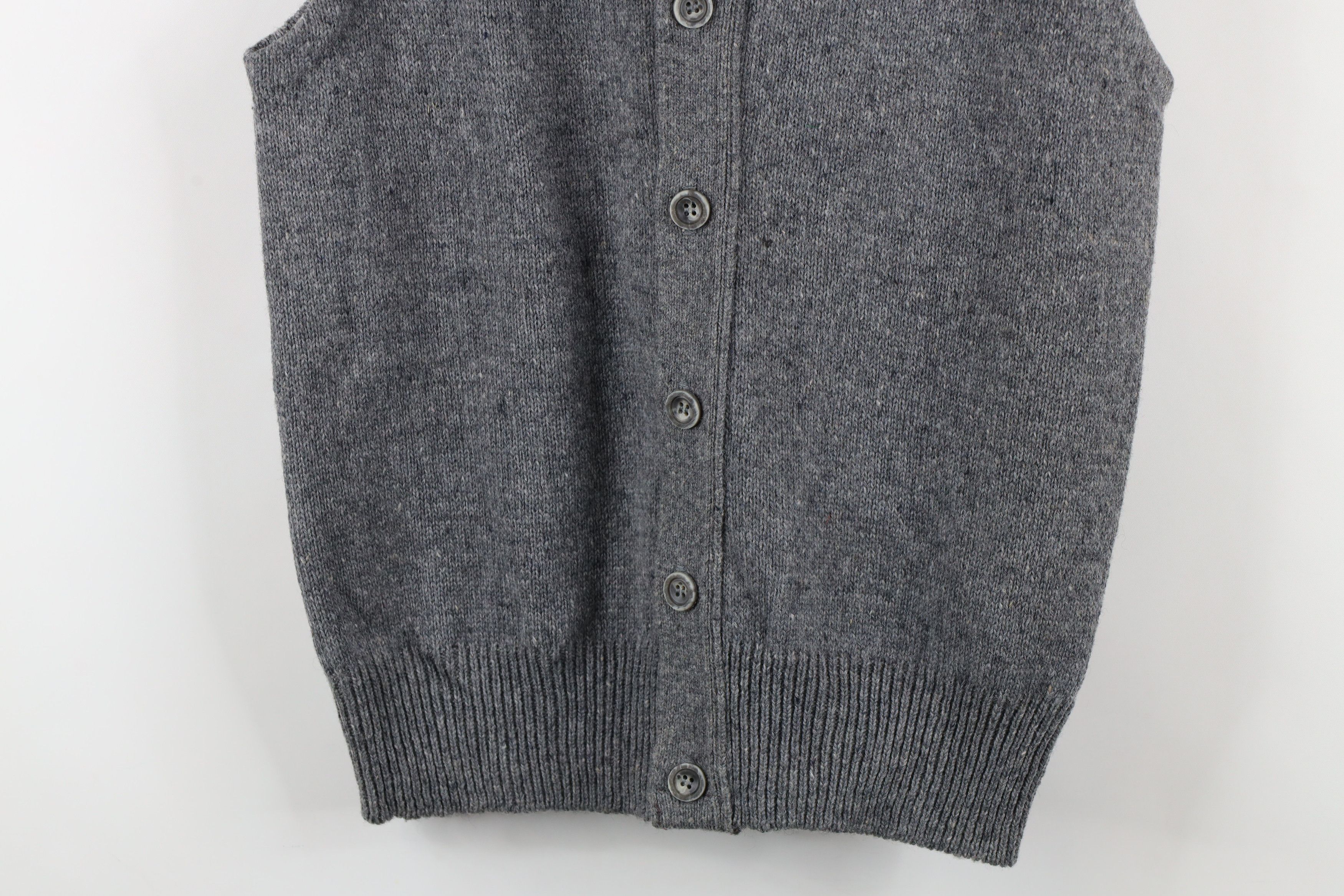 Vintage Vintage 50s 60s Rockabilly Fleck Wool Knit Sweater Vest USA Size US L / EU 52-54 / 3 - 3 Thumbnail