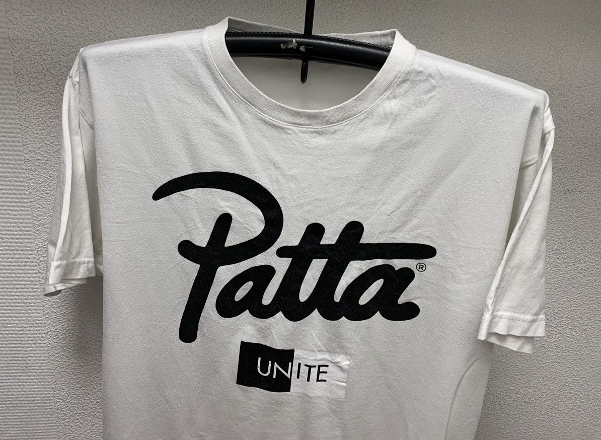 Patta Patta unite white box logo t-shirt Amsterdam Xl sz Size US XL / EU 56 / 4 - 2 Thumbnail