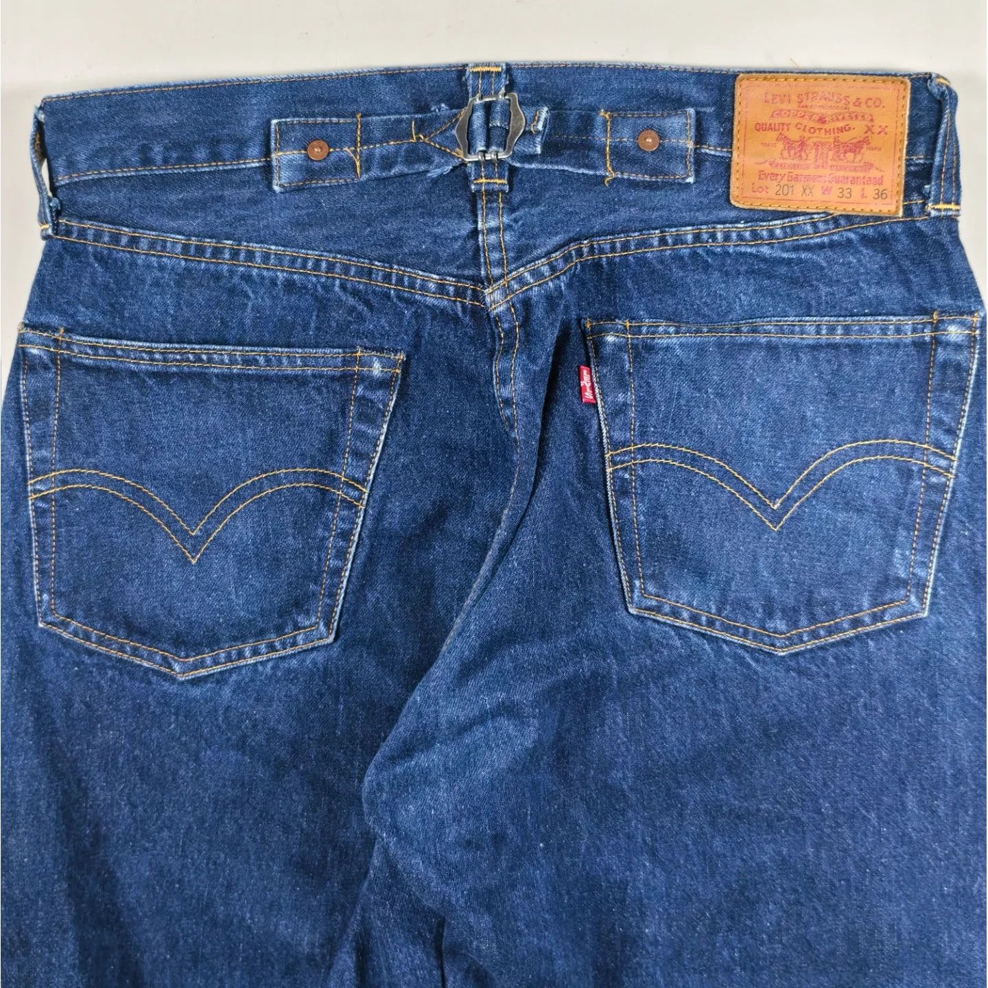Levi's Vintage Clothing Levi’s Vintage Clothing Lot 201XX 1937 Model Selvedge Jeans Size US 32 / EU 48 - 3 Thumbnail