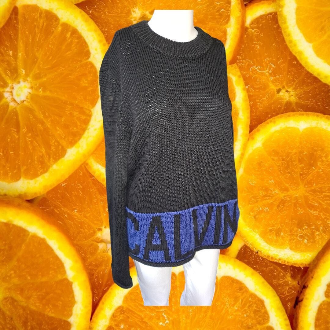 Other Calvin Klein Jeans Heavyweight Black and Blue Sweater Size L Size US L / EU 52-54 / 3 - 1 Thumbnail