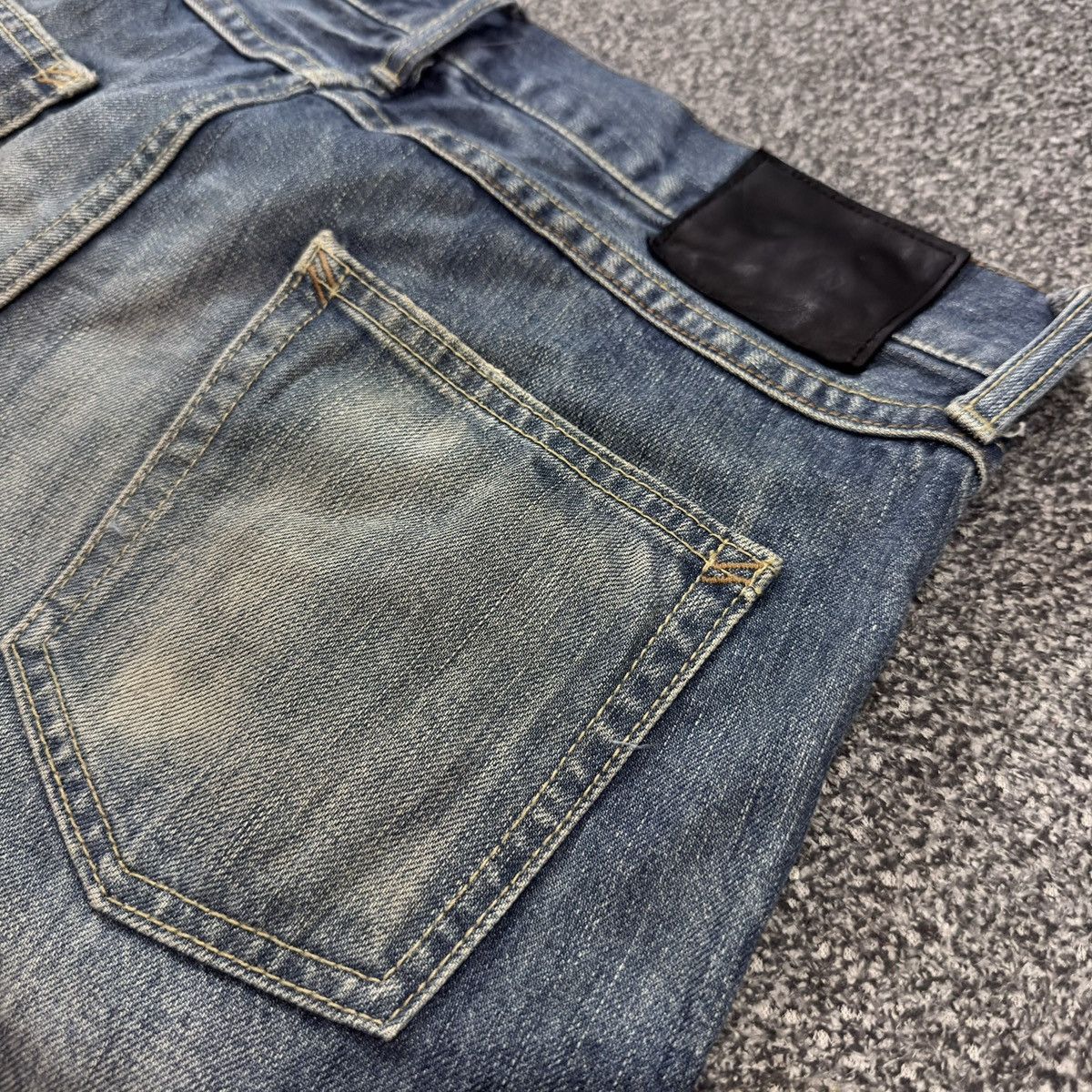 14th Addiction Archive ‼️ Japanese Seditionaries Stooge Distressed Denim Size US 35 - 9 Thumbnail