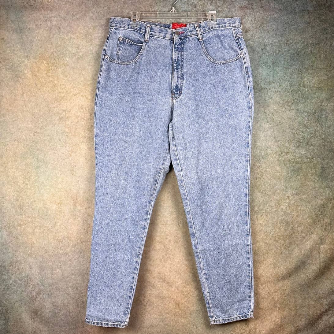 Levi's × Vintage Vintage 90s Denim Jeans Sz 18 USA Made Mom Jeans Size 40" / US 18 - 1 Thumbnail