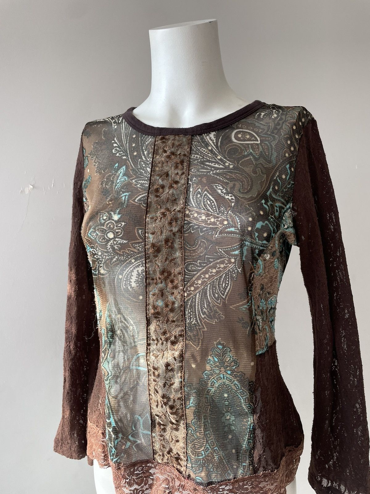 Vintage y2k blouse Size L / US 10 / IT 46 - 8 Thumbnail