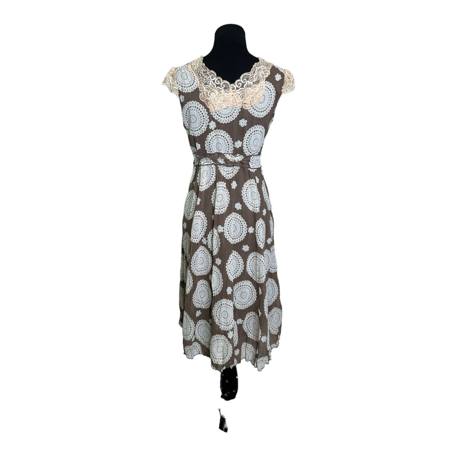 Anthropologie Anthropologie 213 by Michelle Kim floral boho dress size M Size M / US 6-8 / IT 42-44 - 12 Thumbnail