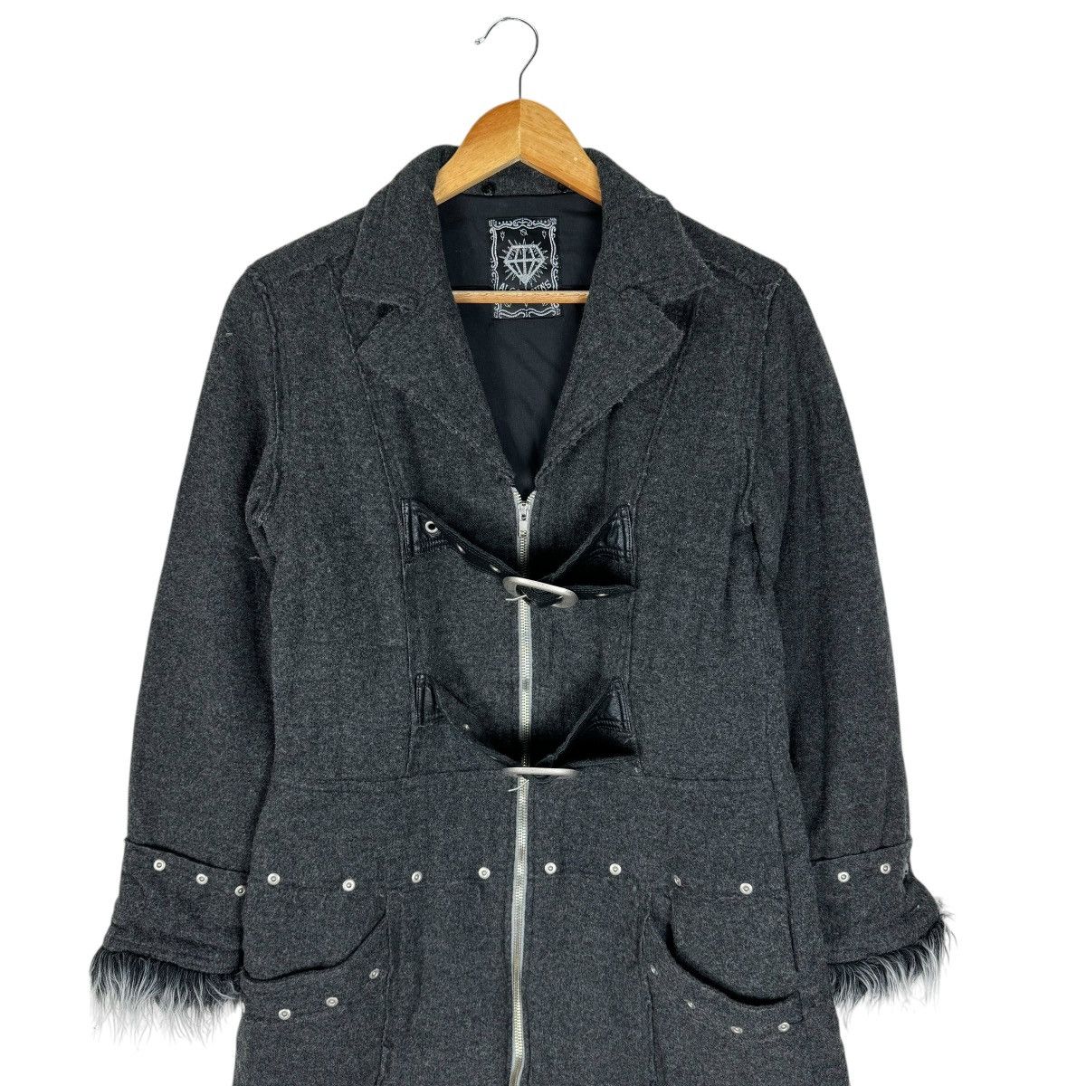 Japanese Brand ☀️ALGONQUINS BONDAGE LONG COAT JACKET Size M / US 6-8 / IT 42-44 - 3 Thumbnail