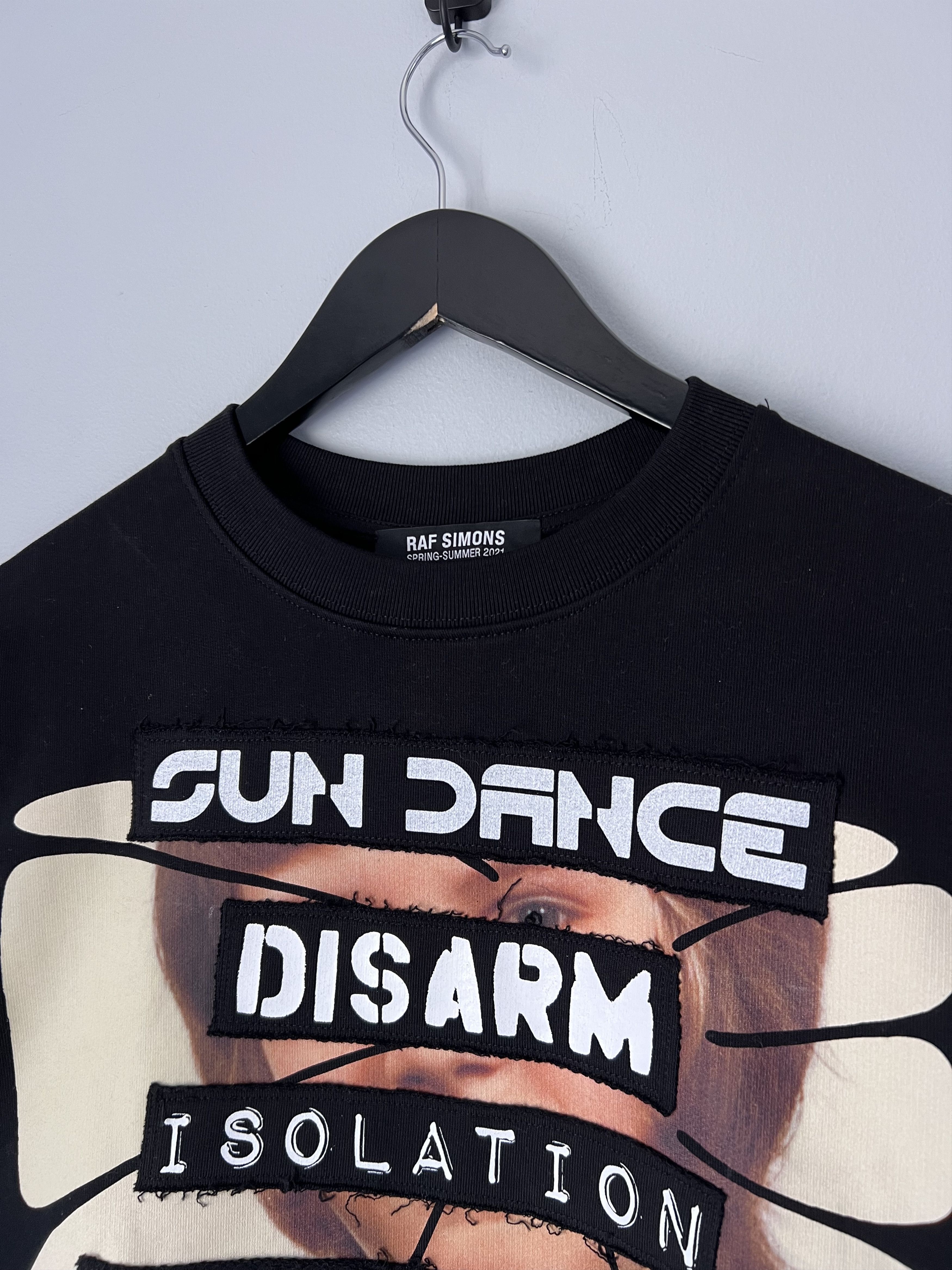 Raf Simons Raf Simons Sun Dance Crewneck Sweatshirt in Black Size US S / EU 44-46 / 1 - 2 Thumbnail