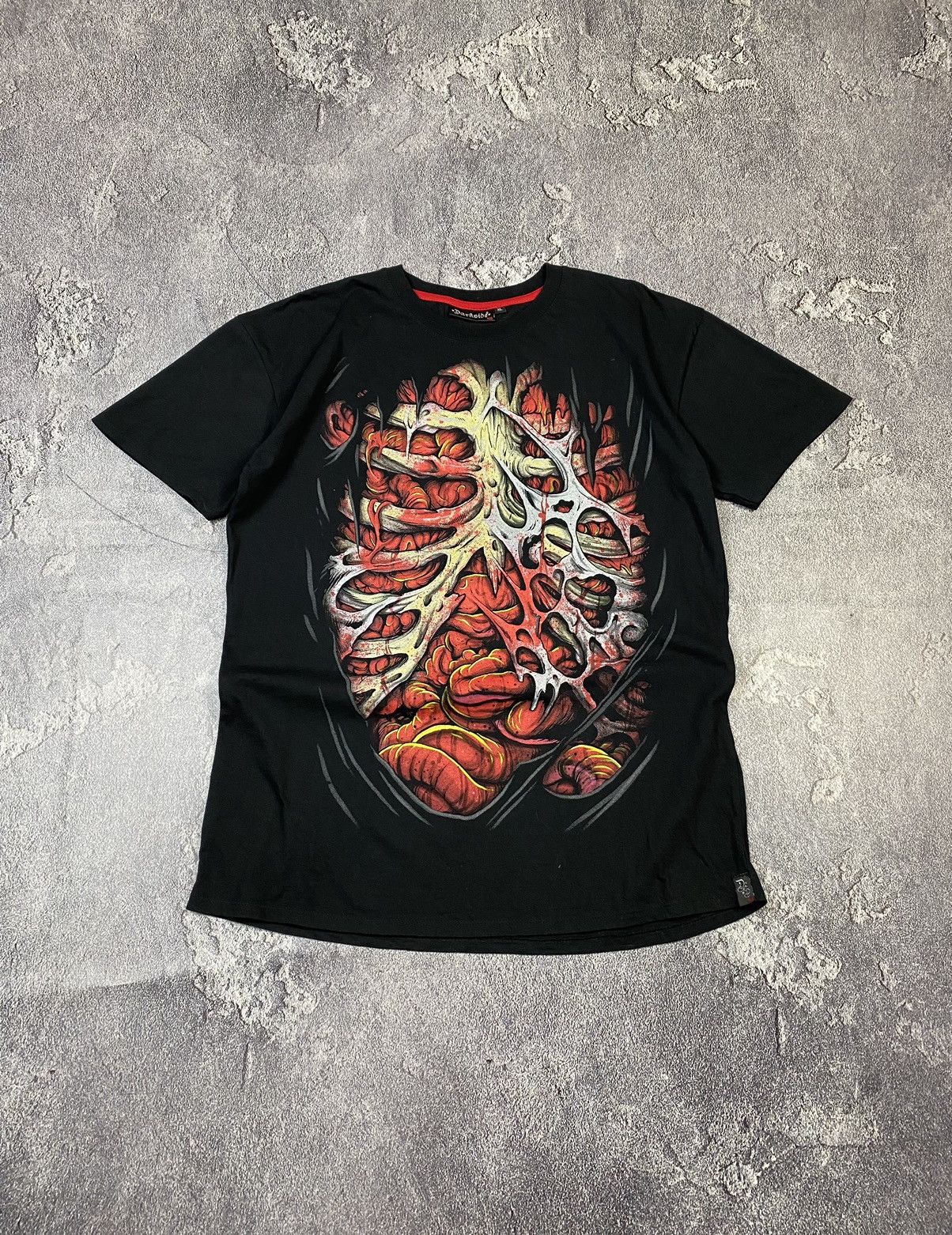 20471120 × Band Tees × If Six Was Nine Y2K Black Skeleton Beauty Beast Gothic T-shirt Size US L / EU 52-54 / 3 - 1 Thumbnail