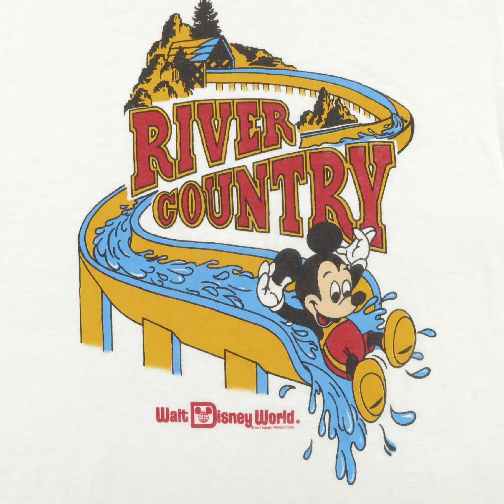 Disney VINTAGE Disney Shirt Mens XL 80s Made in USA 50/50 Single Stitch River Country T Size US XL / EU 56 / 4 - 2 Thumbnail