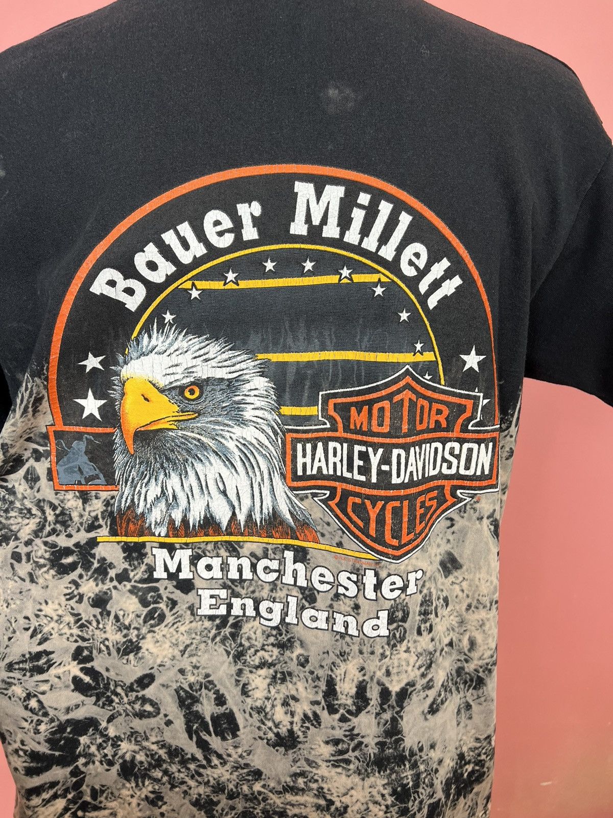 Harley Davidson Harley Davidson vintage rare shirt Bauer millett 1994 Size US XL / EU 56 / 4 - 4 Thumbnail