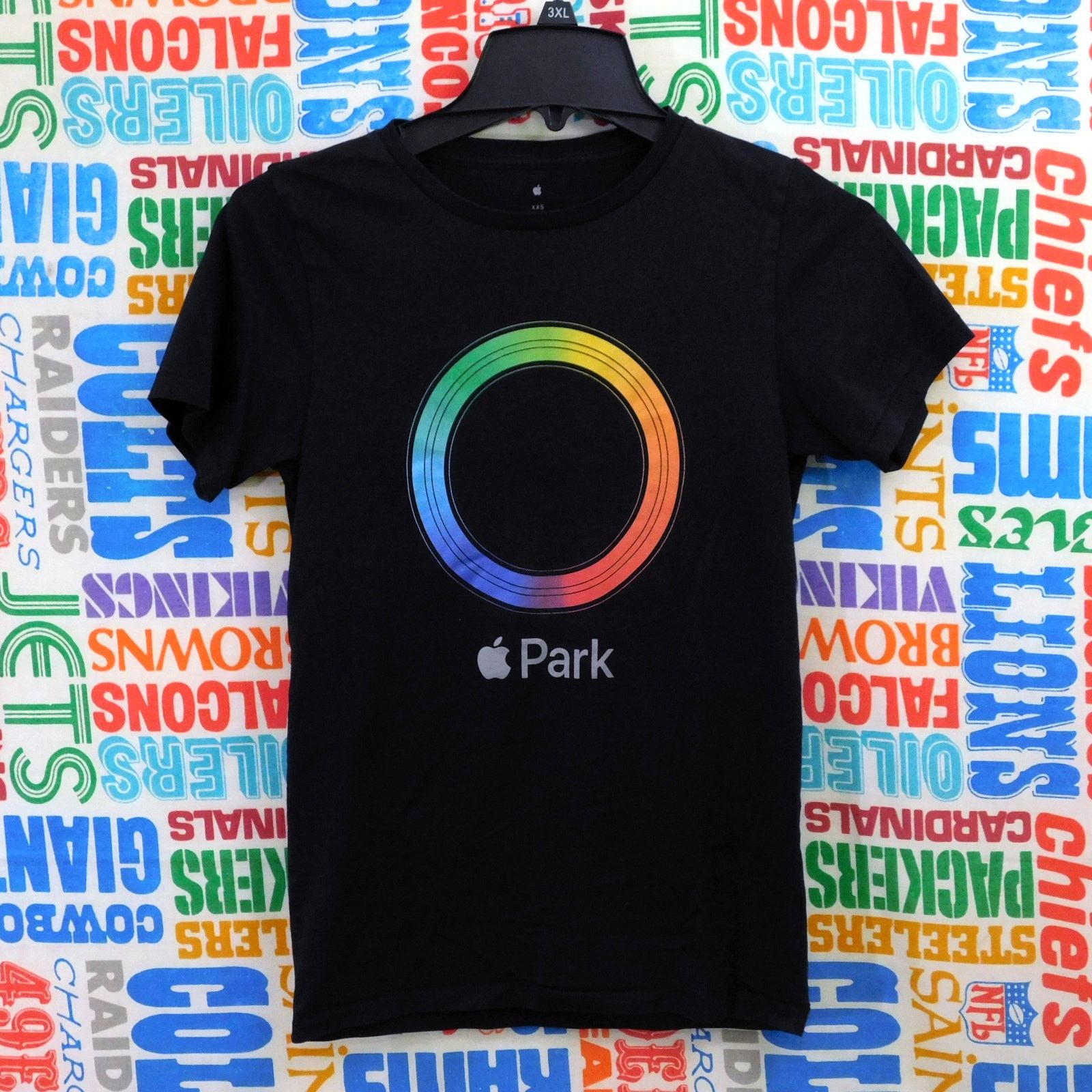 Apple Apple Park Infinity Loop T Shirt Size XXS Black Graphic Tee Size US XXS / EU 40 - 1 Thumbnail