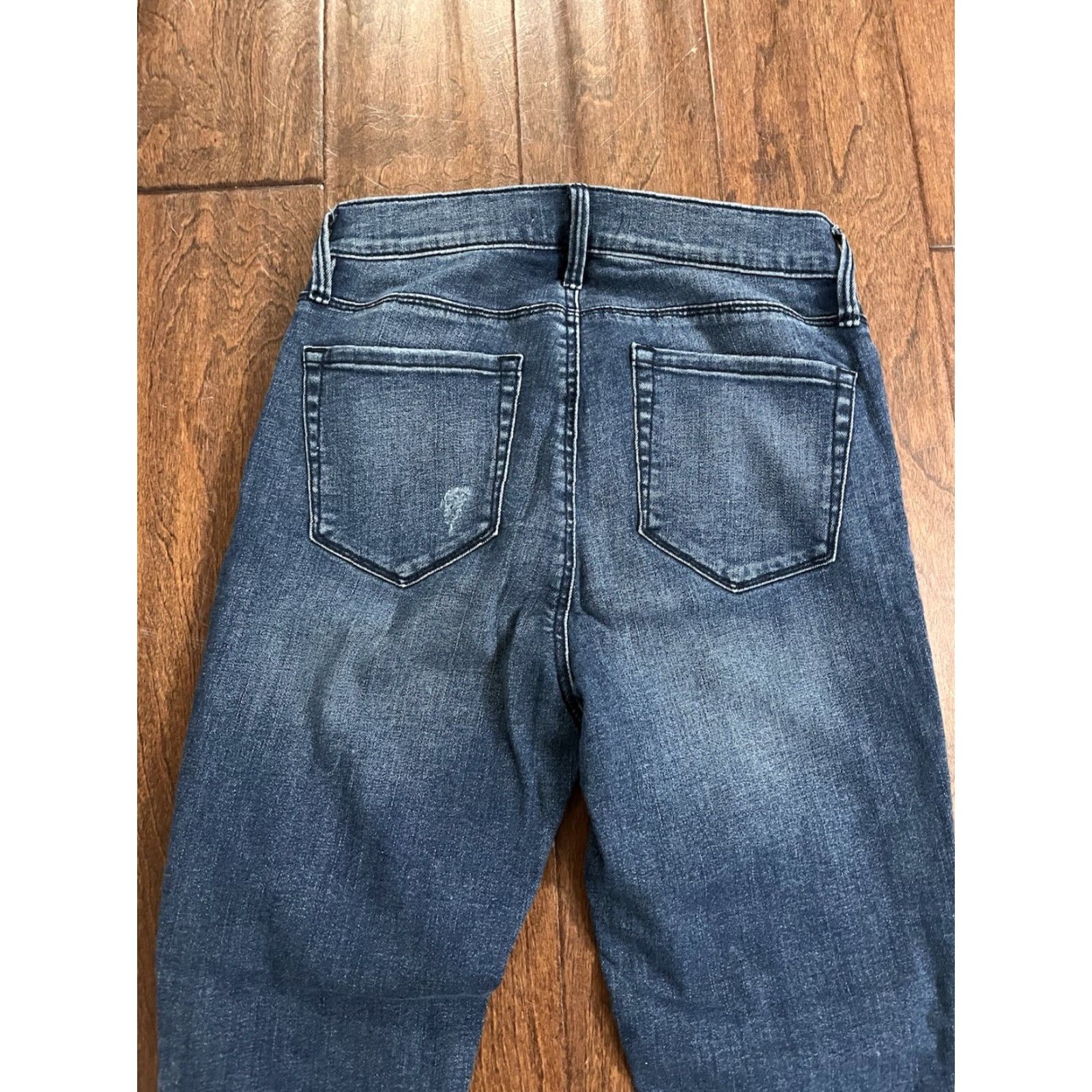 Pacsun Pacsun Jegging Jeans Womens 25 Blue High Rise Torn Distressed Stretch Skinny Size 42" / US 20 - 5 Thumbnail