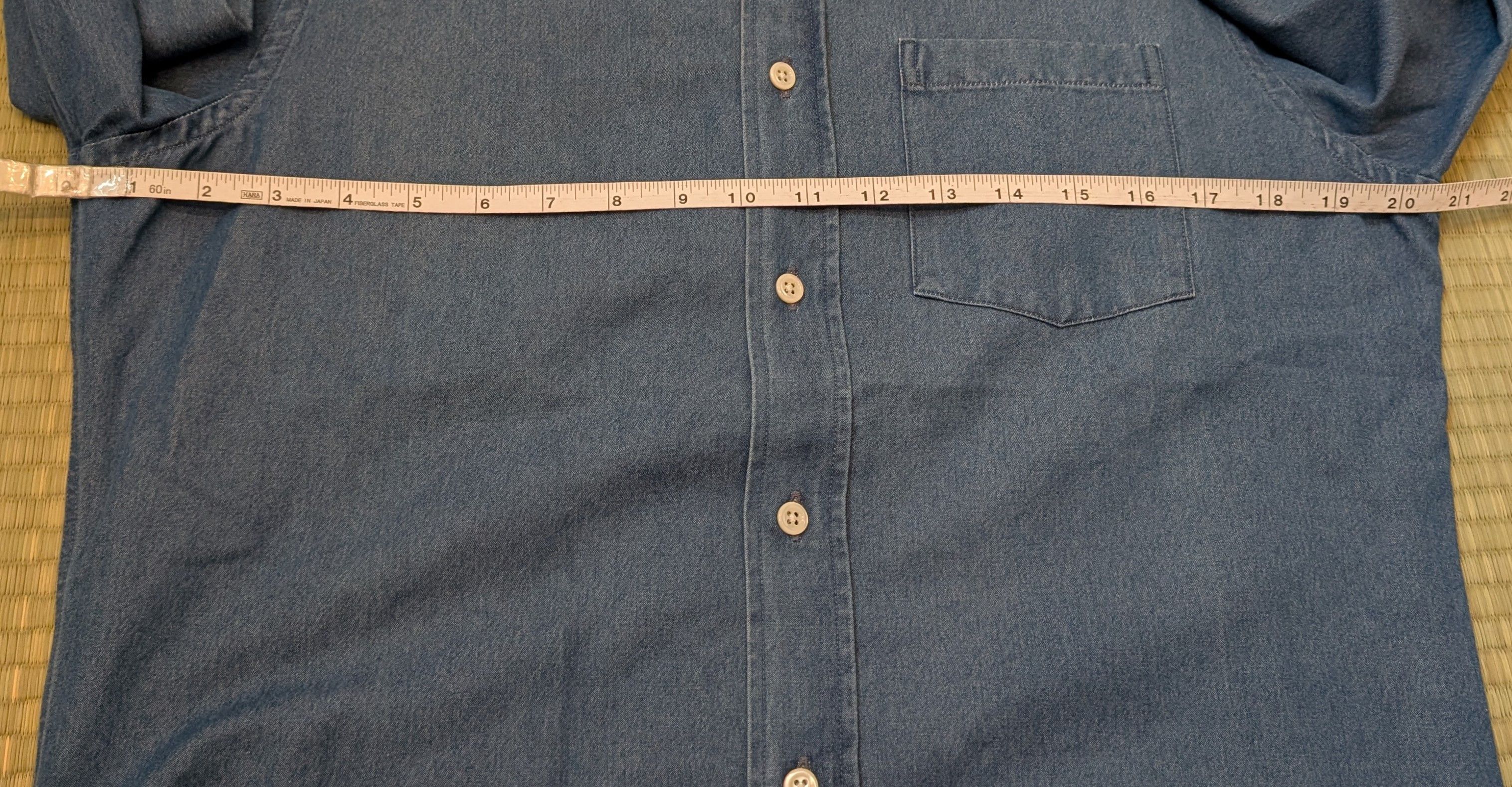 Asket Asket The Denim Shirt Mid Wash Made in Portugal Size US S / EU 44-46 / 1 - 6 Thumbnail