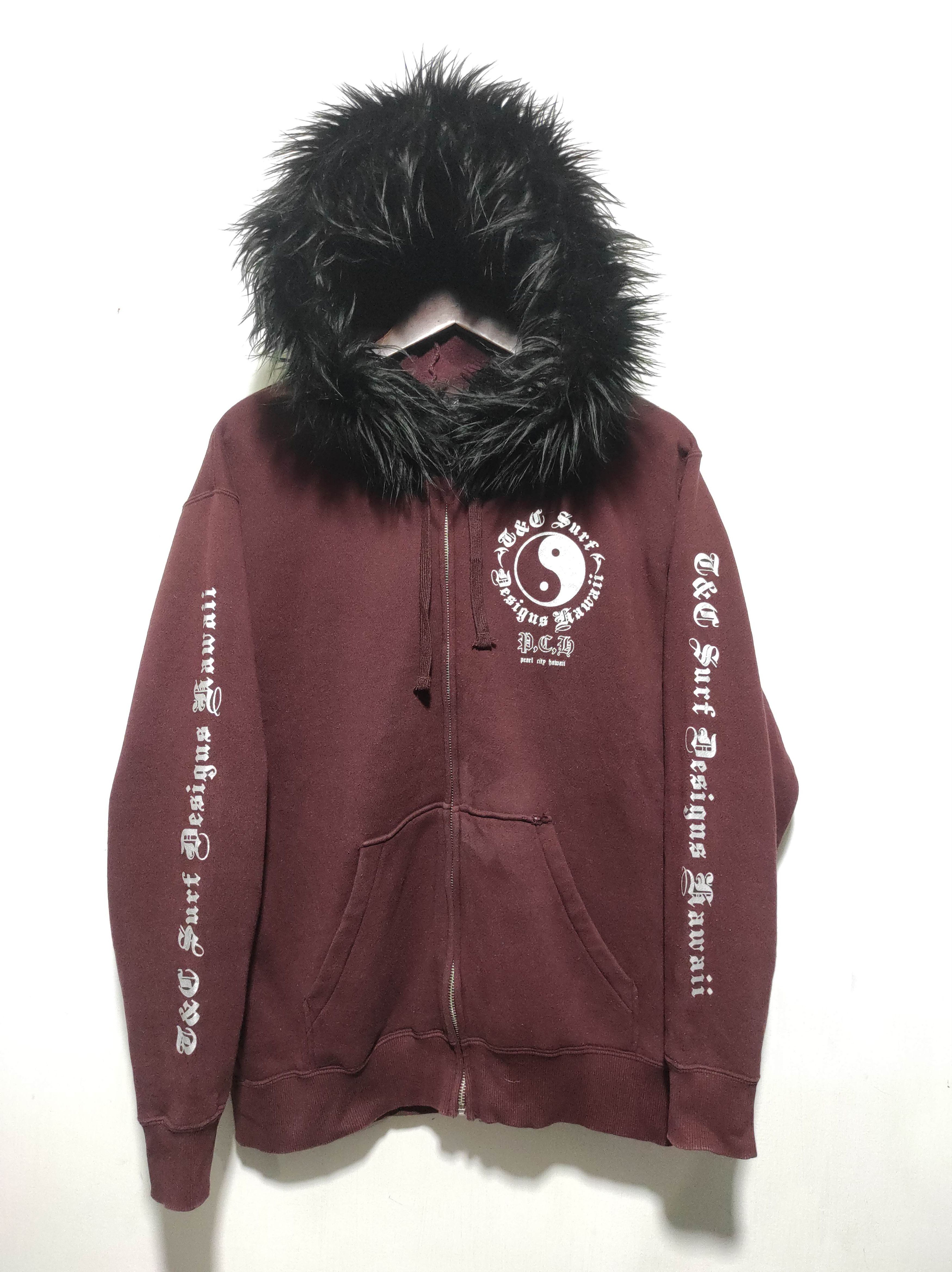 Affliction T&C Surf Designs Zip Fur Hoodie IfSixWasNine LGB style Size US L / EU 52-54 / 3 - 2 Thumbnail