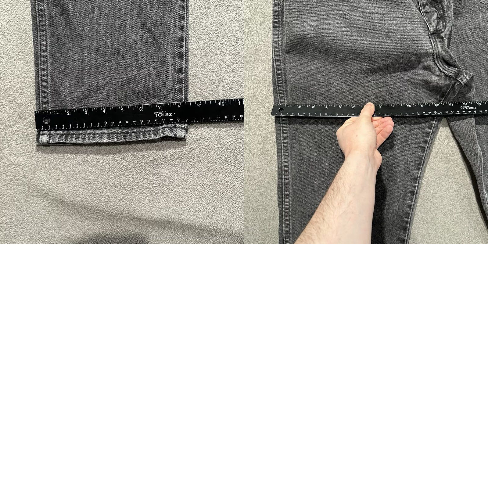 Wrangler Wrangler Jeans Cowboy Cut Original Fit Gray Denim 13MWZWK Mens 36x36 (35x34) GUC Size US 36 / EU 52 - 10 Thumbnail