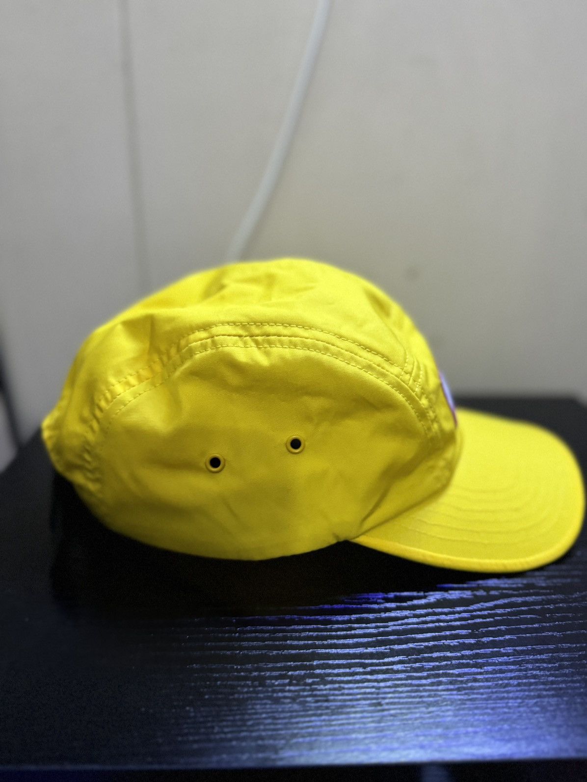 Supreme Yellow Supreme SS21 reversed label camo hat Size ONE SIZE - 3 Thumbnail