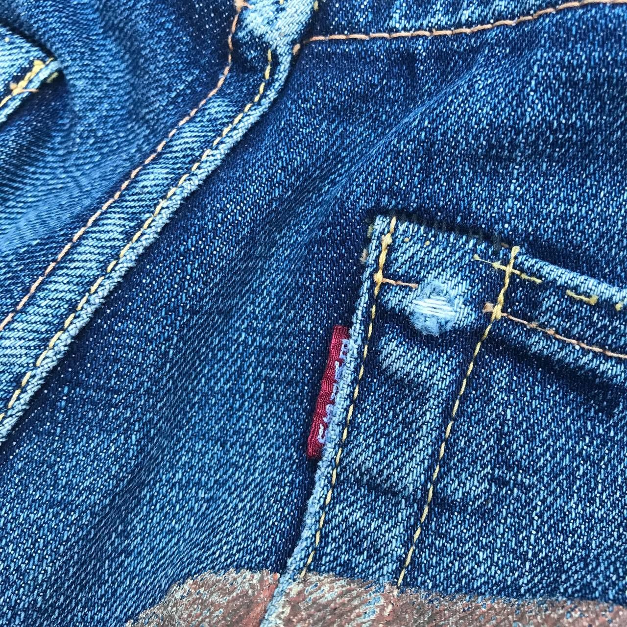 Evisu Vintage Evisu Big Daicock Redline Distressed jean W31x33 Size US 31 - 13 Thumbnail