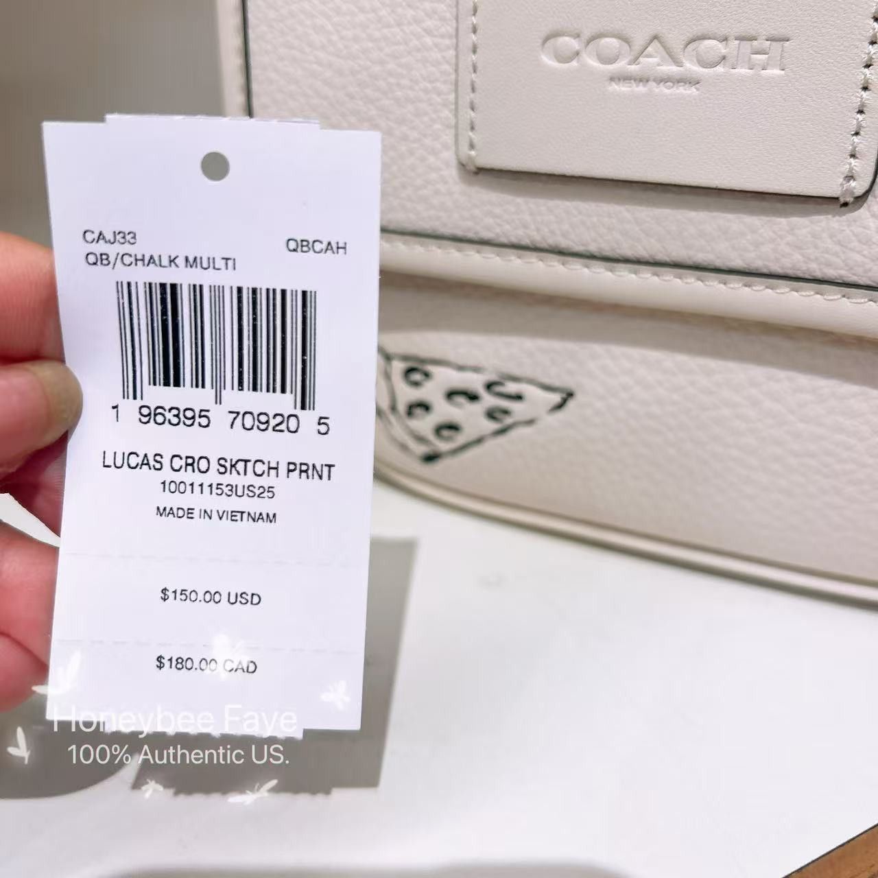 Coach Lucas Crossbody Bag With Sketch Print CAJ33 Size ONE SIZE - 6 Thumbnail