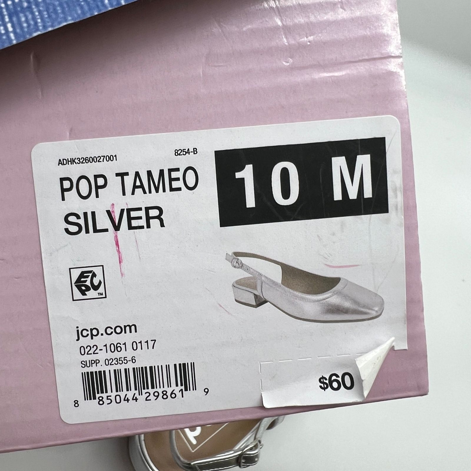 Other Pop Tameo Women's Casual Shoes Closed Toe Silver Size 10M Size US 10 / IT 40 - 9 Thumbnail