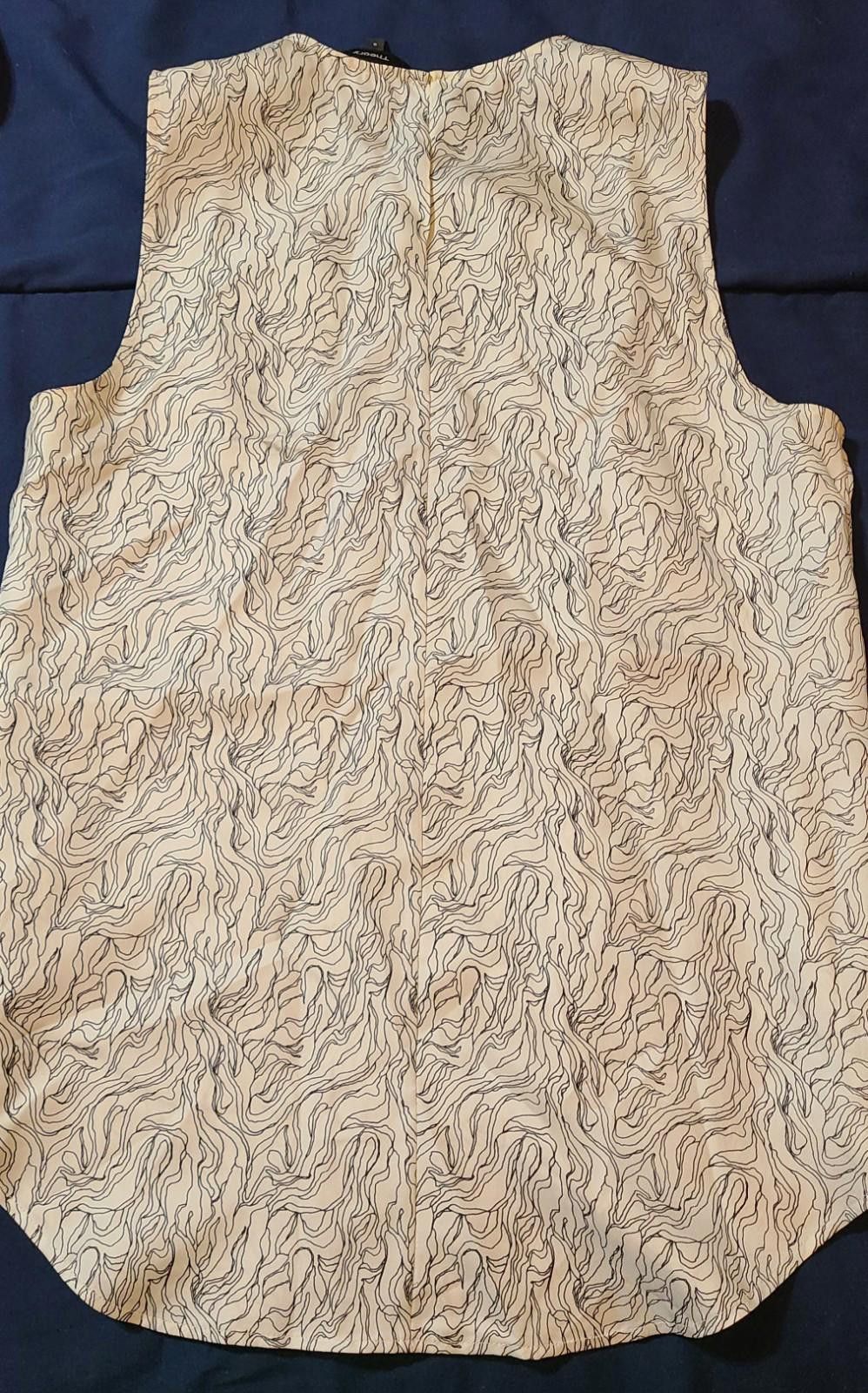 Theory Theory Sleeveless Top Shirt Womens Size Small Silk Bringam Size S / US 4 / IT 40 - 2 Thumbnail