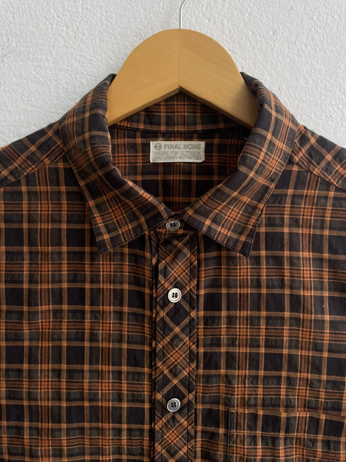 Final Home Vintage Final Home Plaid Button Up Longsleeve Shirts Size US S / EU 44-46 / 1 - 5 Thumbnail