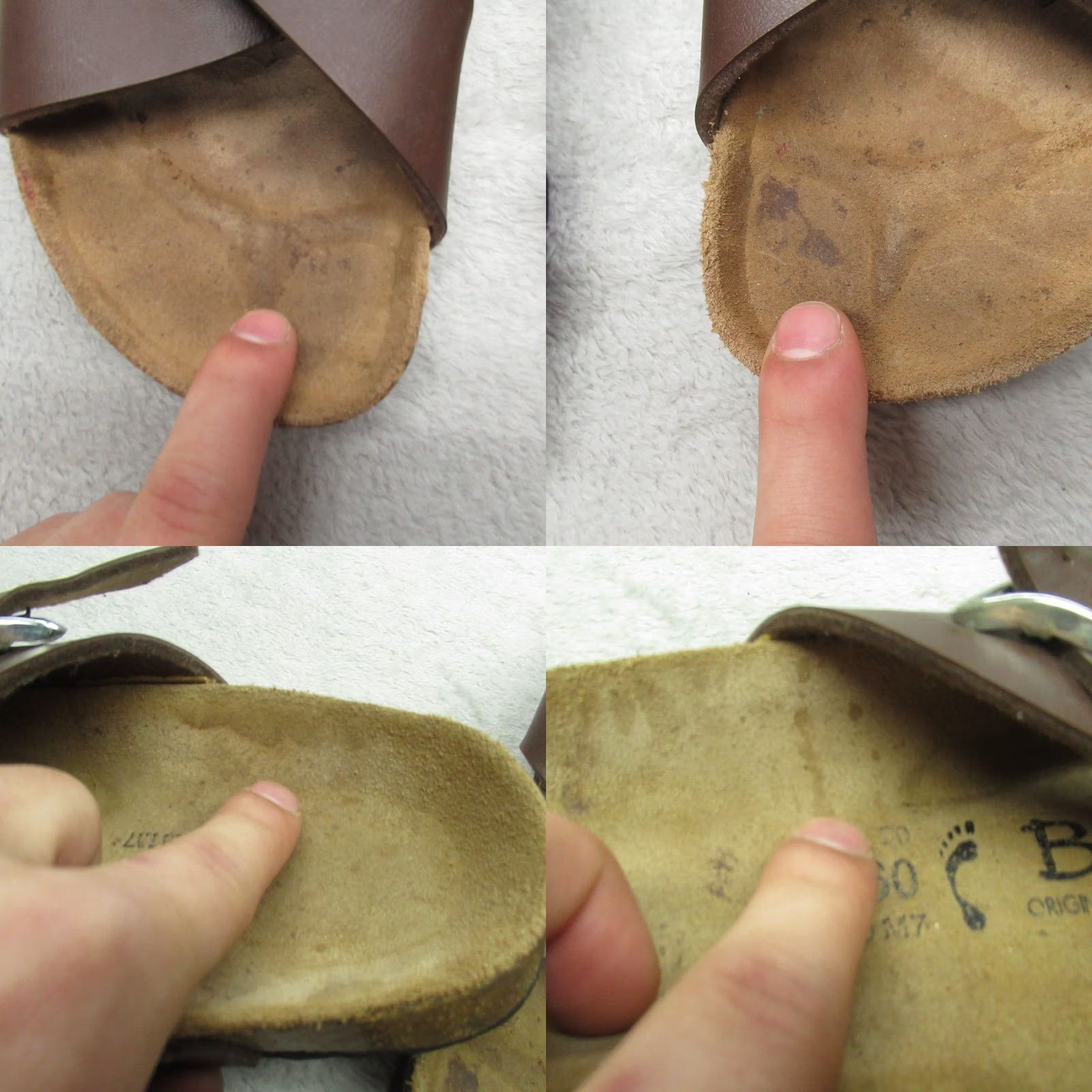 Birkenstock Birkenstock Betula Unisex Sandals Cross Strap Cork Footbed Brown Adjustable Buckle Slide Size ONE SIZE - 9 Thumbnail
