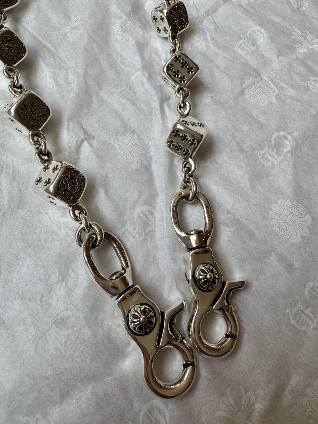 Chrome Hearts Chrome Hearts 2 clips L13 Dice Wallet Chain Size ONE SIZE - 3 Thumbnail