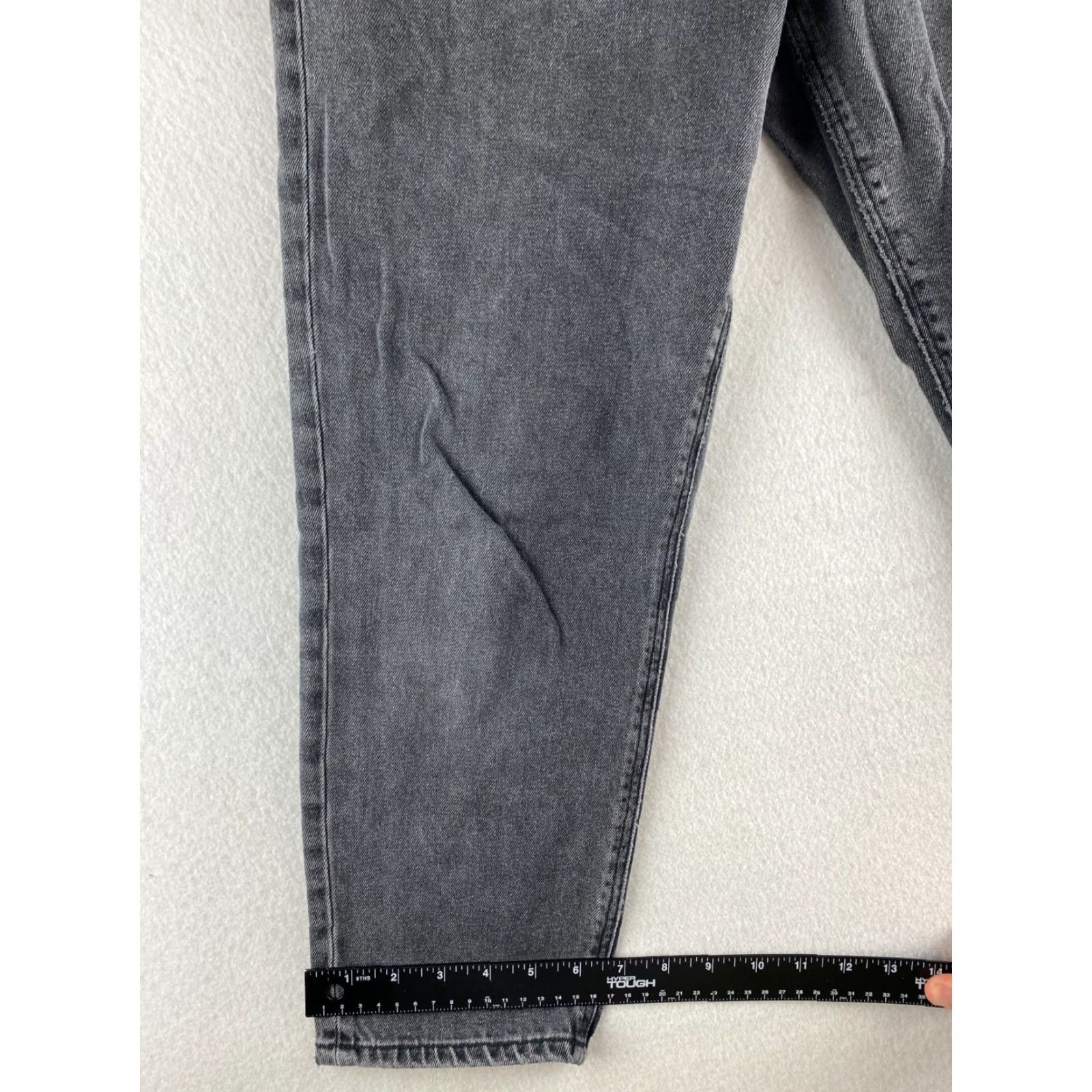 American Eagle Outfitters American Eagle Outfitters Jeans Womens 12 Black High Rise Loose Fit Denim 31x23 Size 34" / US 12 / IT 48 - 6 Thumbnail