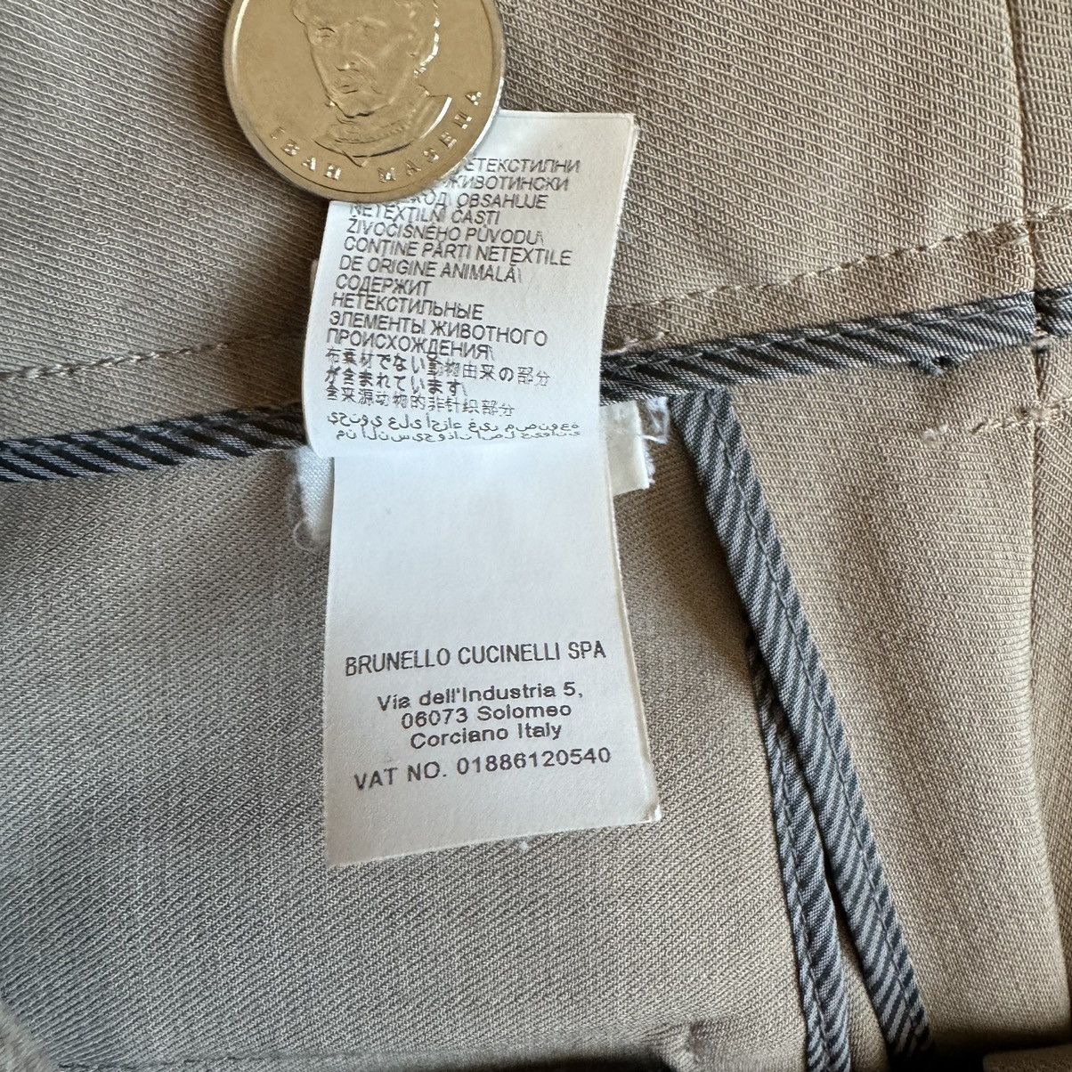 Brunello Cucinelli Brunello Cucinelli Wool Viscose Casual Pants Women’s USA 6 Size 28" / US 6 / IT 42 - 8 Thumbnail