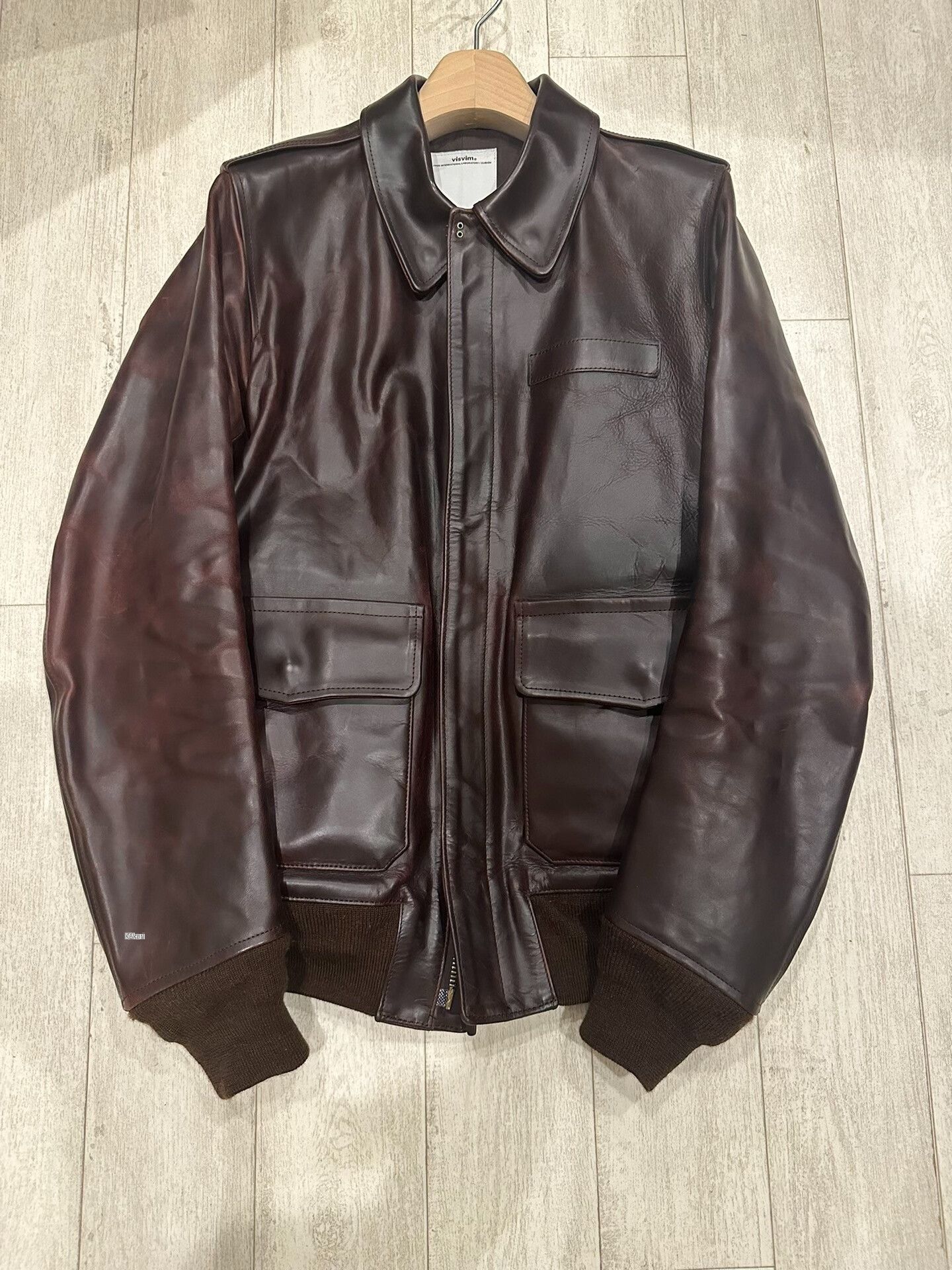 Visvim Visvim 12-13FW Elmendorf A2 Leather Jacket | Grailed