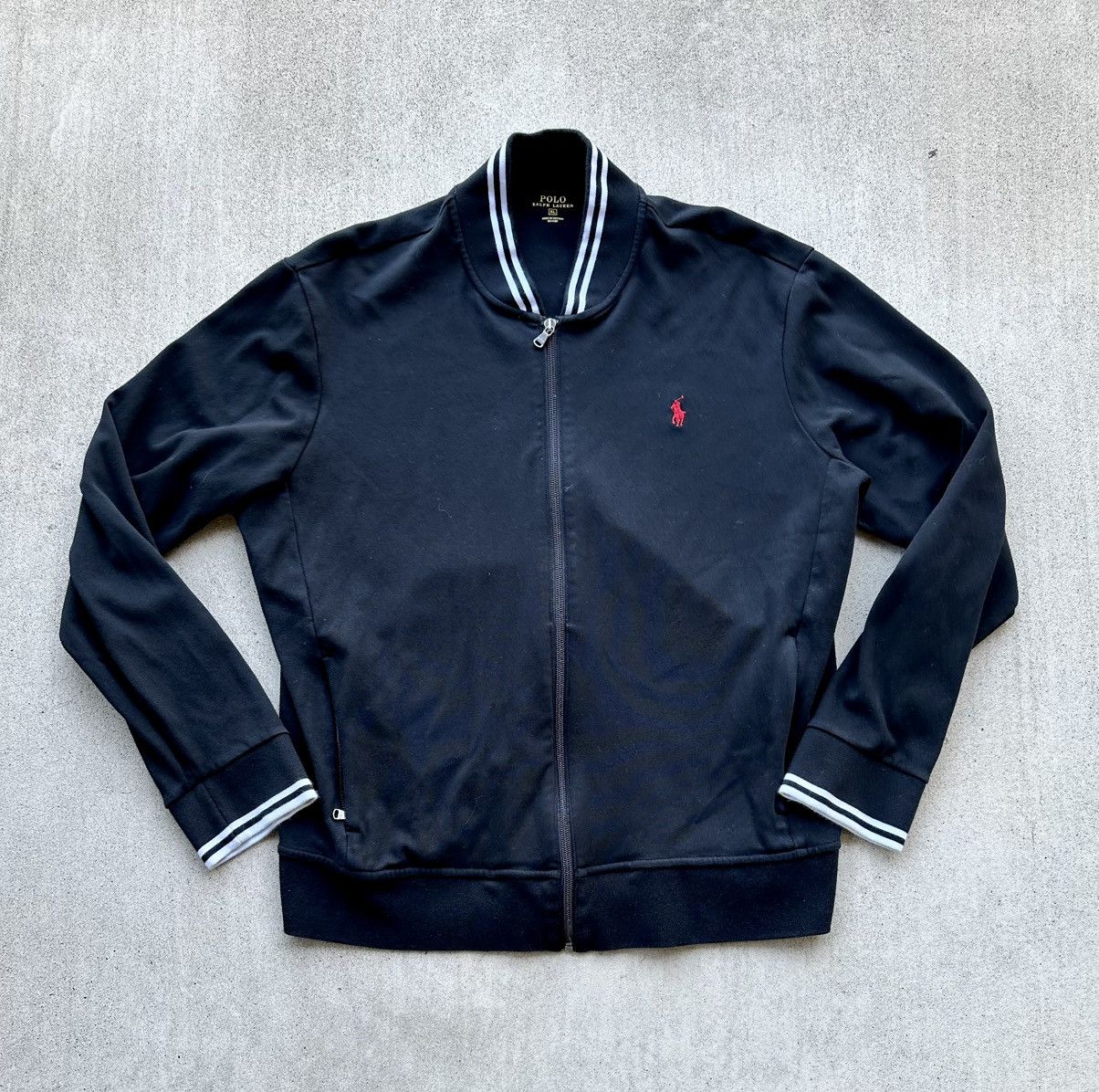 Polo Ralph Lauren Polo Ralph Lauren Interlock Track Jacket Sz XL Full Zip Size US XL / EU 56 / 4 - 1 Thumbnail
