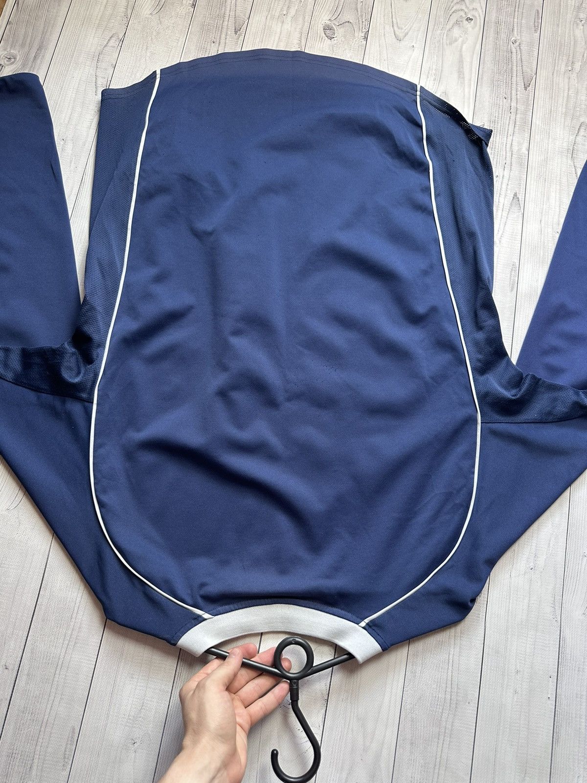 Nike × Vintage Vintage Nike long sleeve jersey navy size L Size US L / EU 52-54 / 3 - 10 Thumbnail
