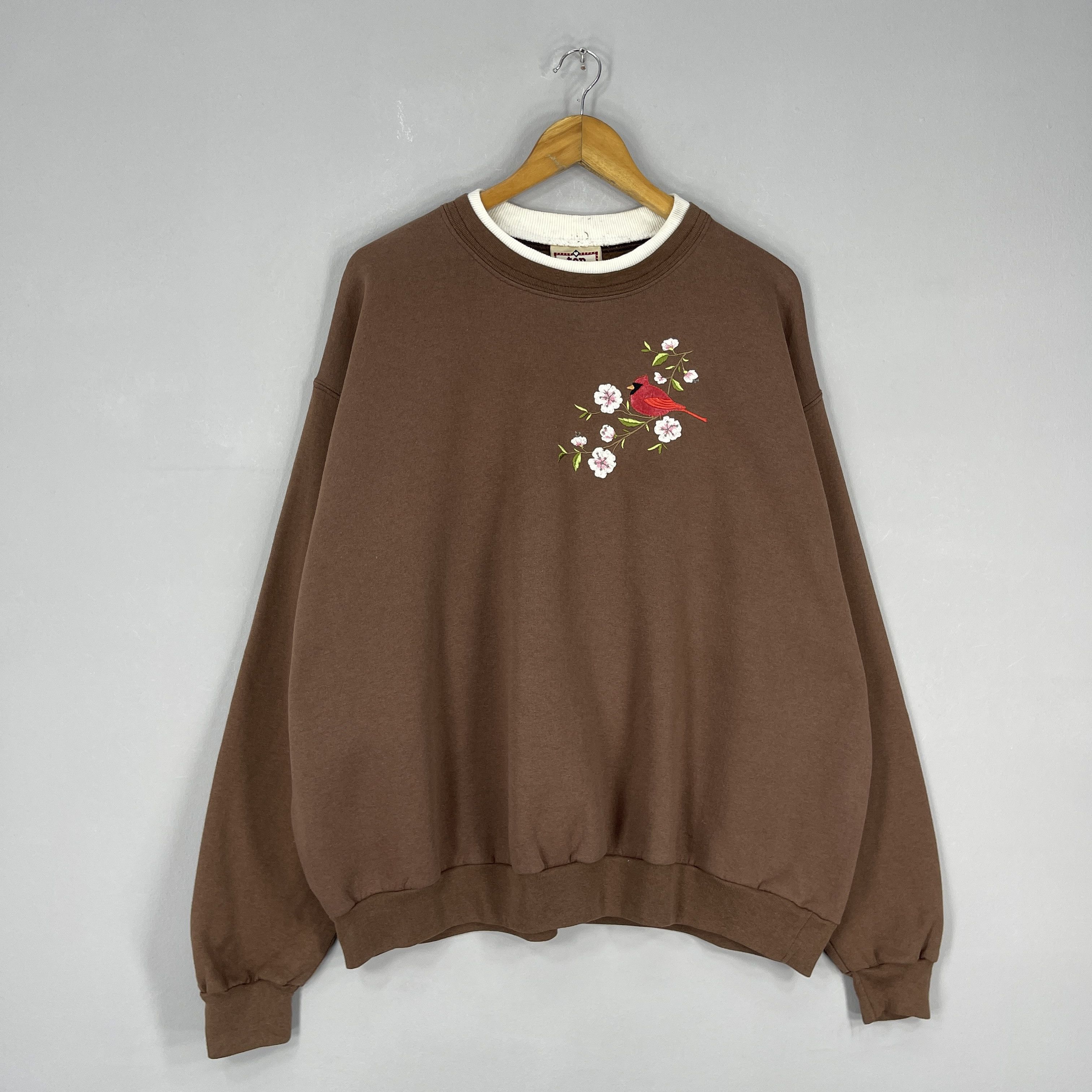 Vintage Vintage Y2K RED CARDINALS Oversized Sweatshirt Size US XXL / EU 58 / 5 - 3 Thumbnail