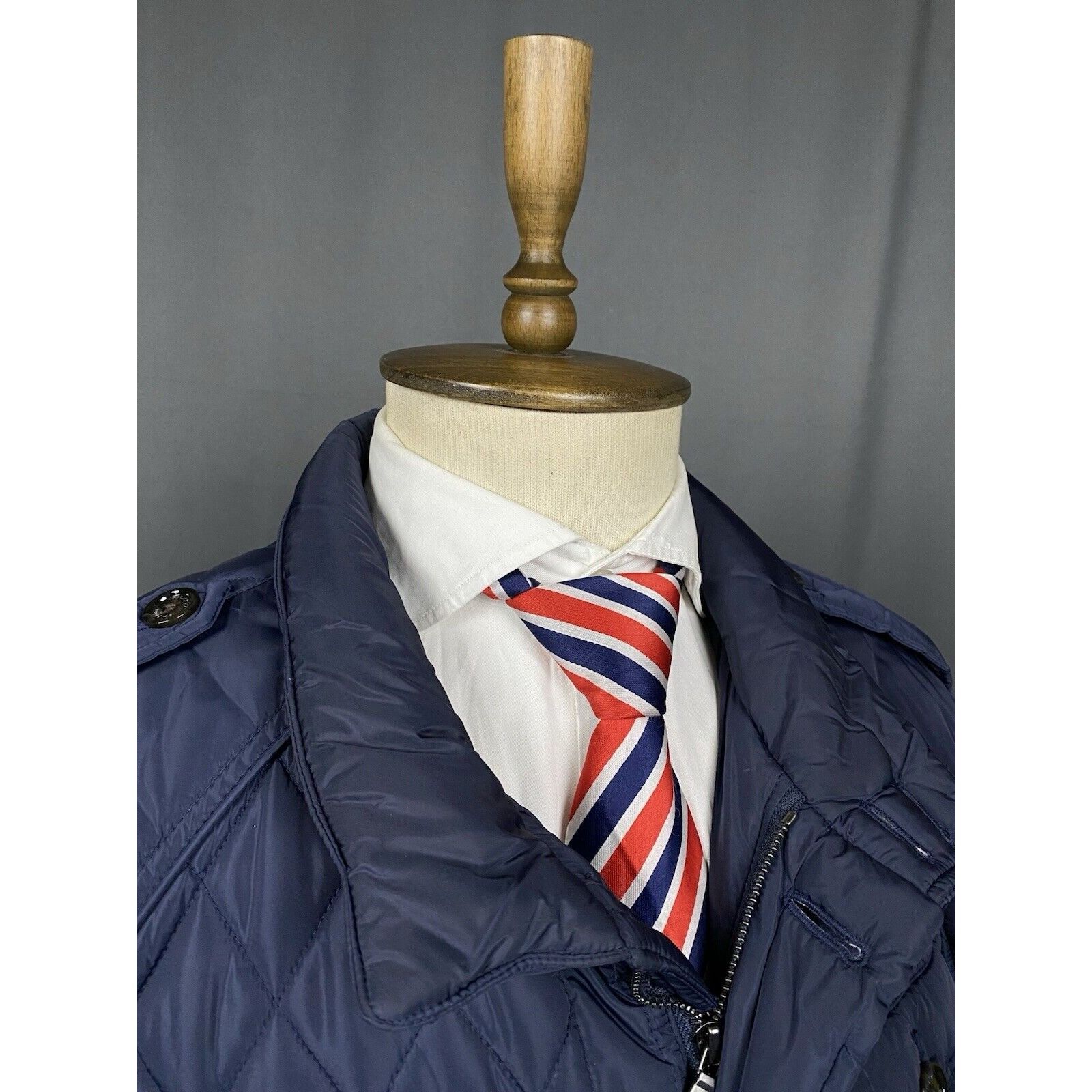 Hackett Hackett Men's Blue Quilted Insulated Jacket Size 2XL Size US XXL / EU 58 / 5 - 6 Thumbnail