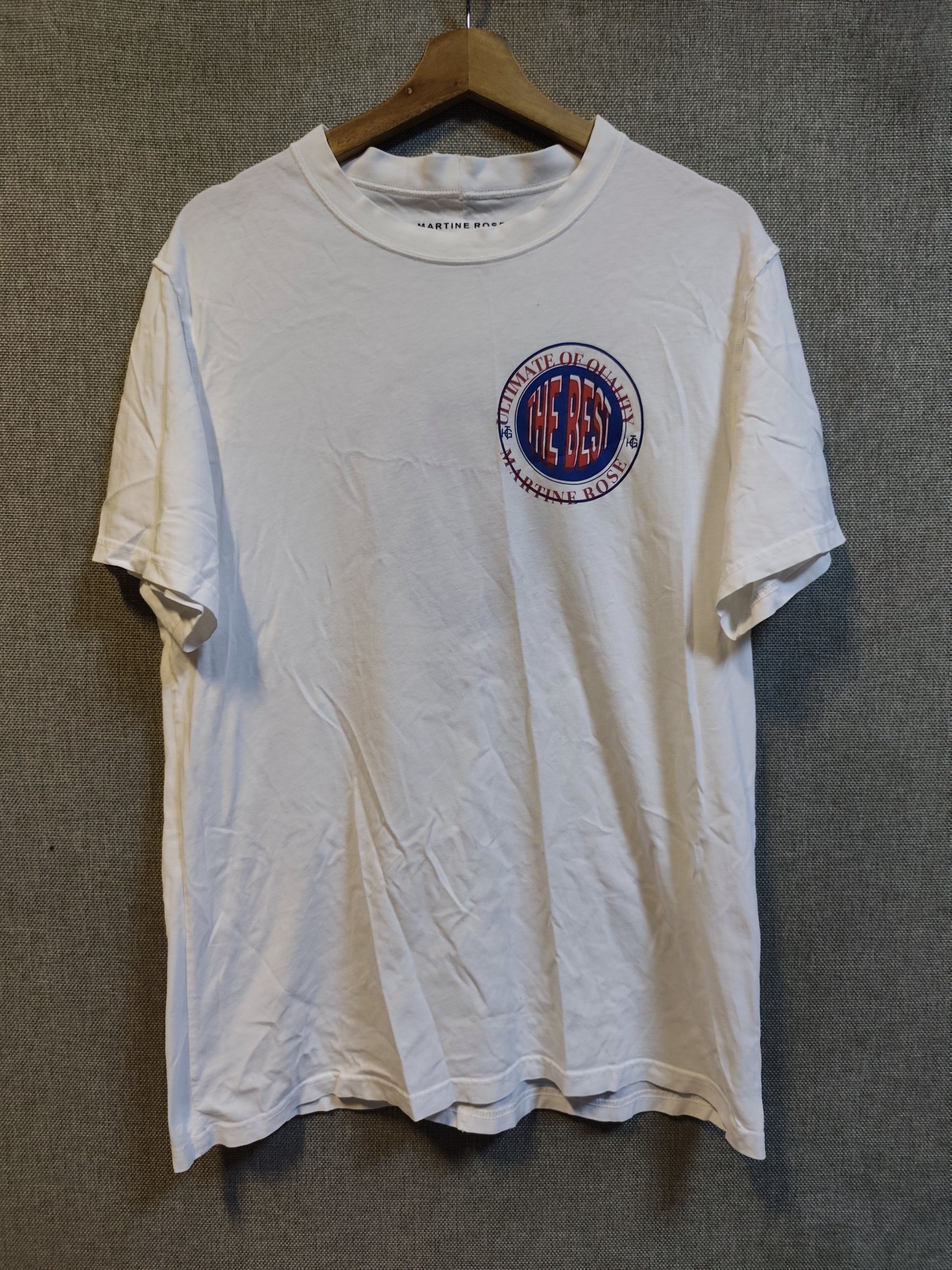 Martine Rose Martine Rose "The Best" Graphic with Back Seam Detail Tee Size US M / EU 48-50 / 2 - 2 Thumbnail