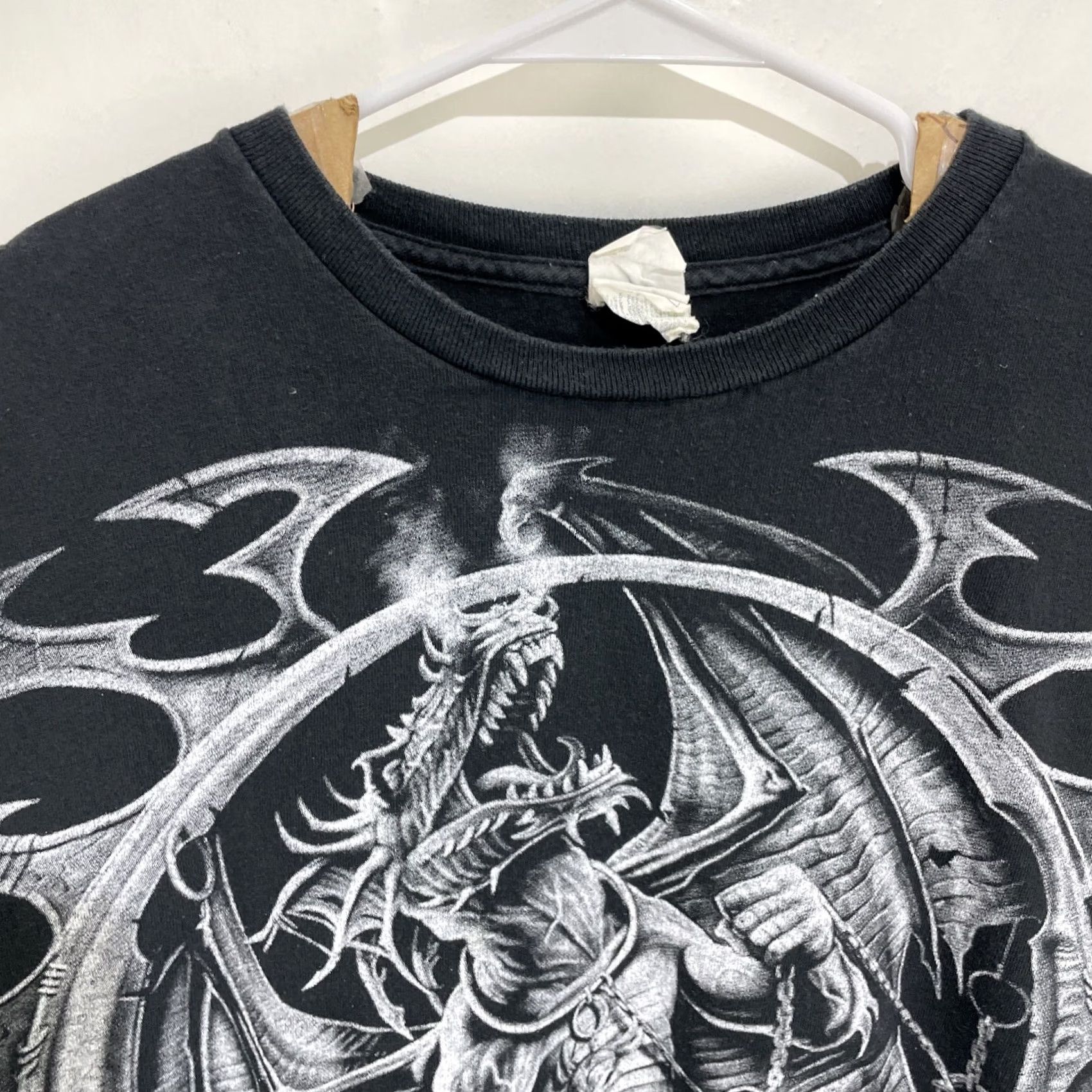 Liquid Blue VINTAGE Liquid Blue Night Slayer Dragon Catcher Shirt Black Dragon 3XL XXXL 2001 Mens Size US XXL / EU 58 / 5 - 5 Thumbnail