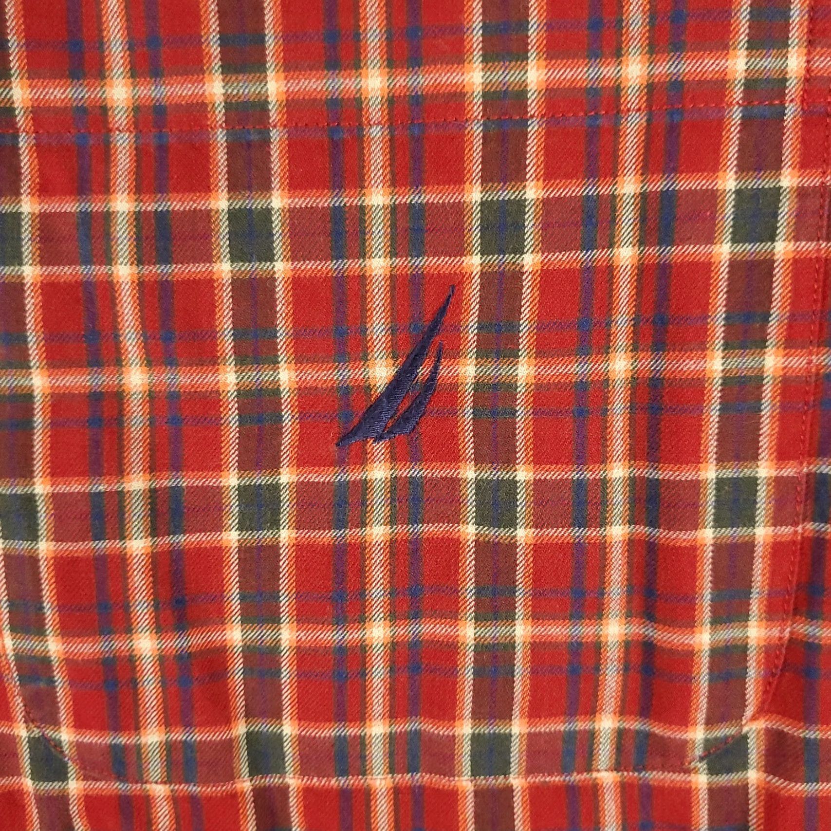 Nautica Nautica Shirt Men 2XL Red Plaid Casual Button-Down Long Sleeve Mens Size US XXL / EU 58 / 5 - 2 Thumbnail