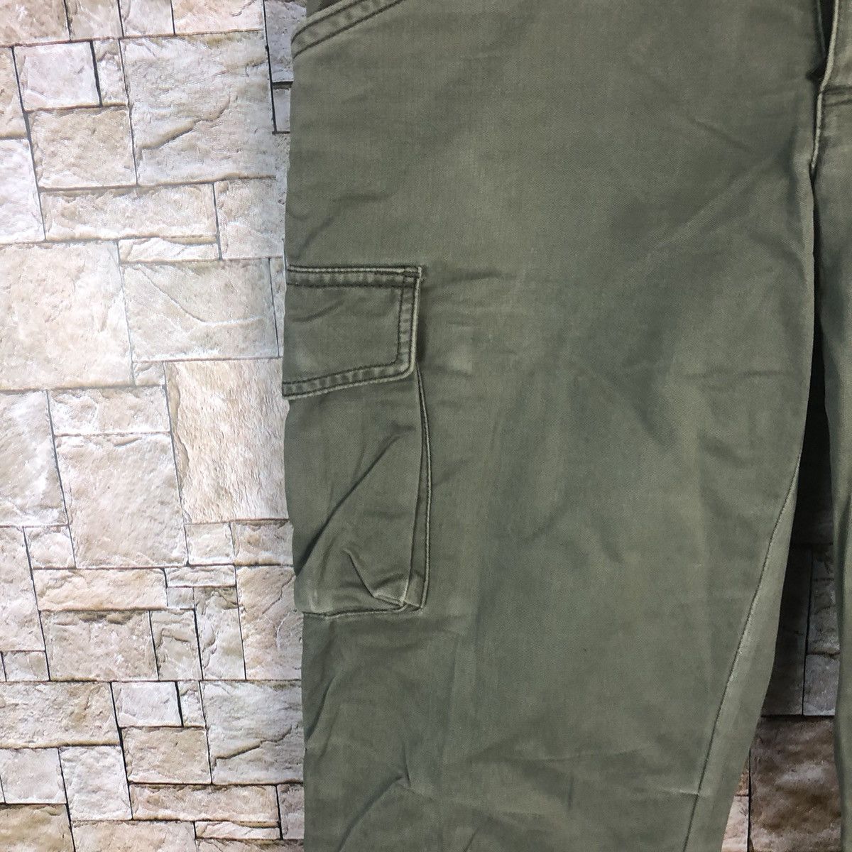 Japanese Brand Fredy Npit Green Cargo Multipocket Pants #A48 Size US 29 - 6 Thumbnail