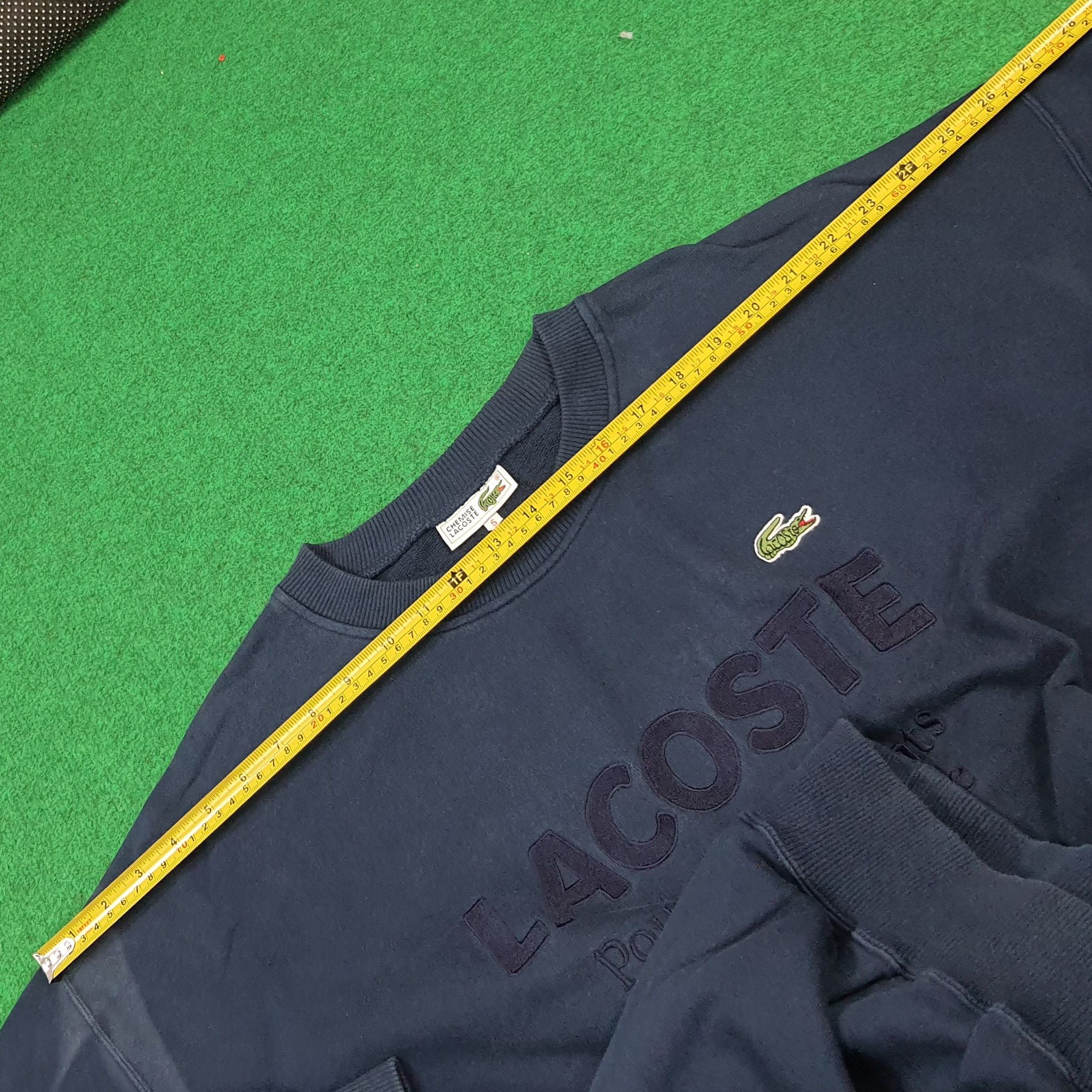Lacoste Vintage Chemise Lacoste Spell Out Sweatshirt C290N26 Size US M / EU 48-50 / 2 - 8 Thumbnail