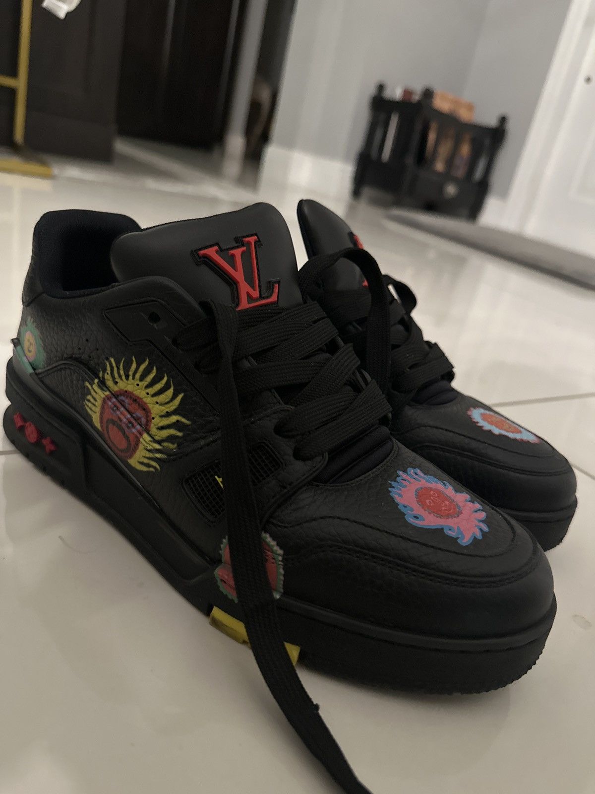 Louis Vuitton × Yayoi Kusama louis vuitton yayoi kusama sneakers Size US 8 / EU 41 - 1 Thumbnail