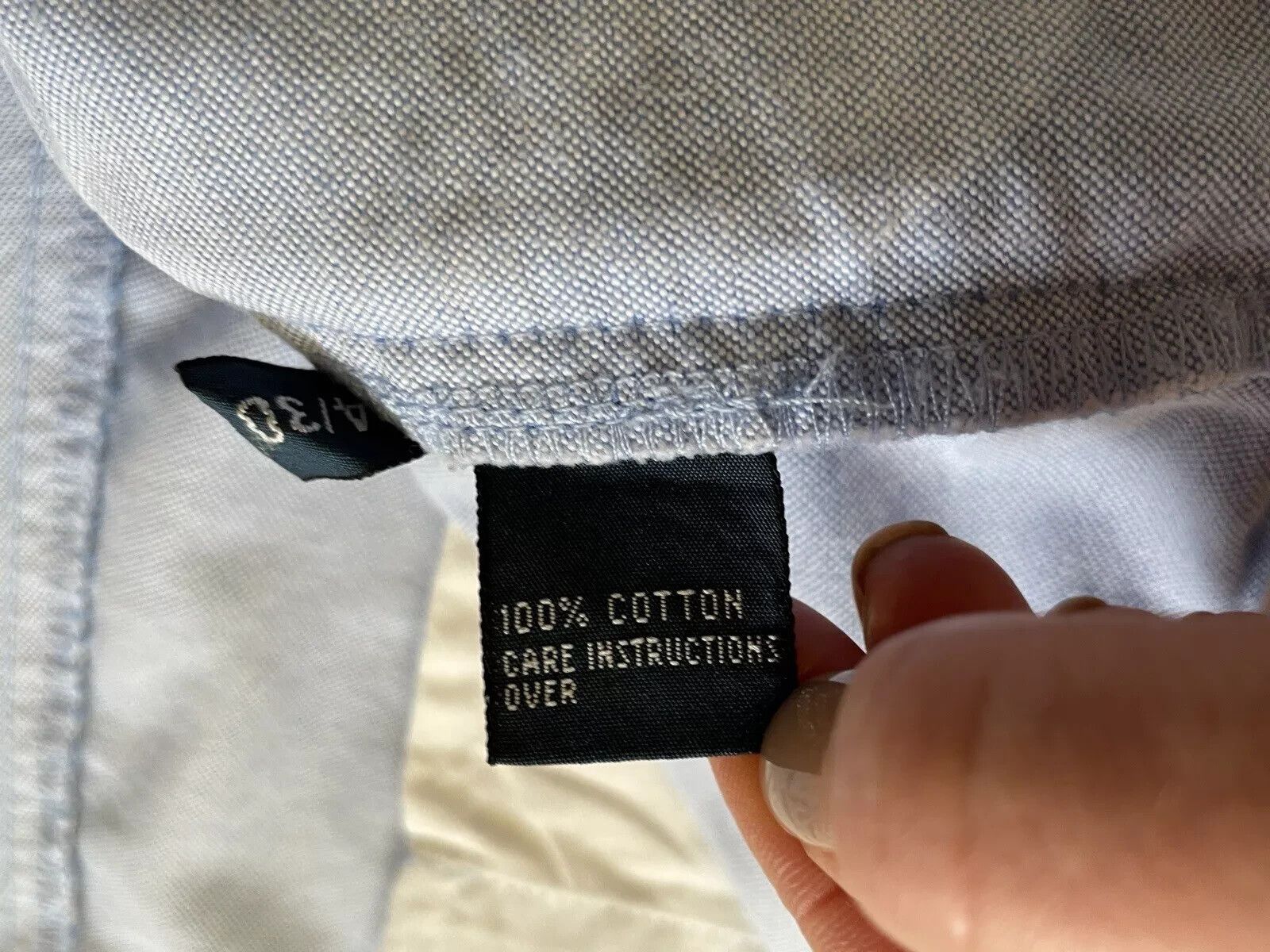 Polo Ralph Lauren Polo Ralph Lauren Cotton Chino Trousers Blue 34/30 Size US 34 / EU 50 - 11 Thumbnail