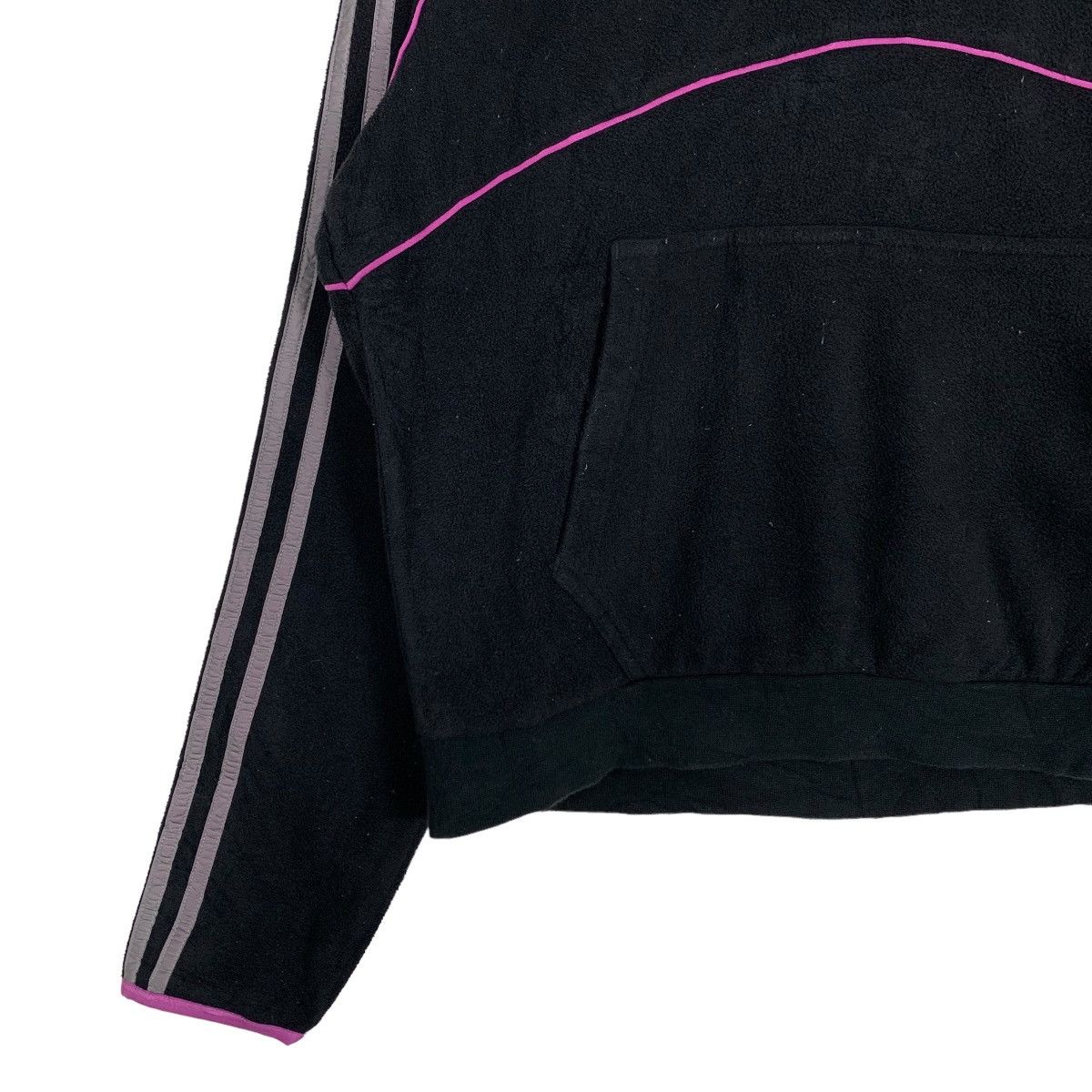 Adidas ADIDAS Embroidery Center Logo Fleece Hoodies #0312-C14 Size US M / EU 48-50 / 2 - 4 Thumbnail