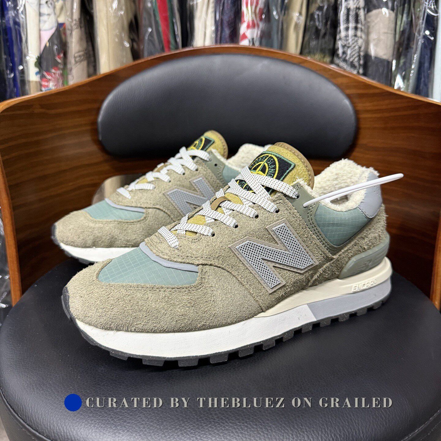 New Balance NB574 x Stone Island Collaboration Size US 7.5 / EU 40-41 - 1 Thumbnail