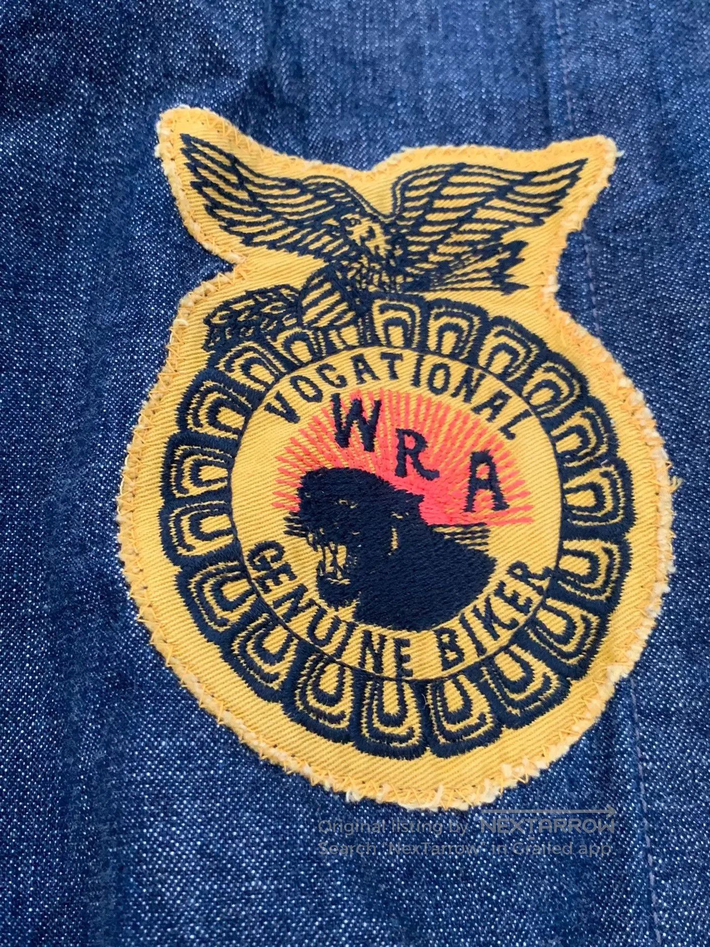 WEST RIDE west ride cycling alliance denim jacket. Size US M / EU 48-50 / 2 - 5 Thumbnail